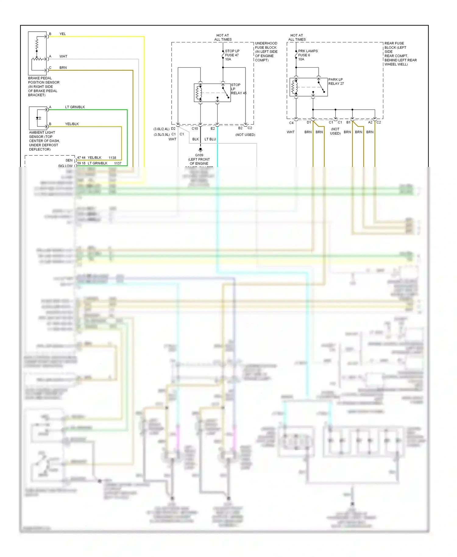 Pontiac G6 I (2004-2009) engine control module(ecm) wiring diagram  (1 of 1)