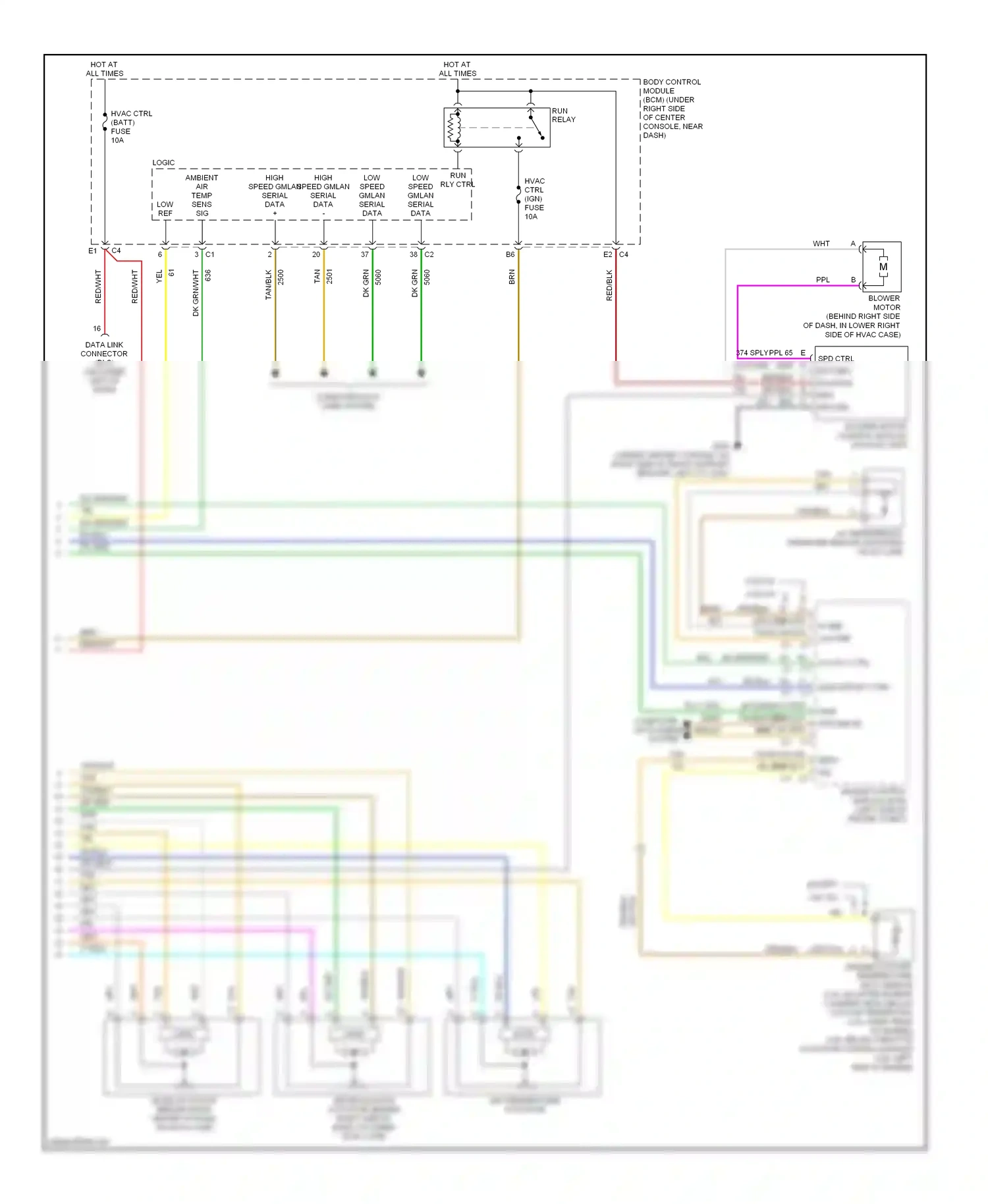 Pontiac G6 I (2004-2009) engine coolant temperature (ect) sensor wiring diagram  (1 of 2)