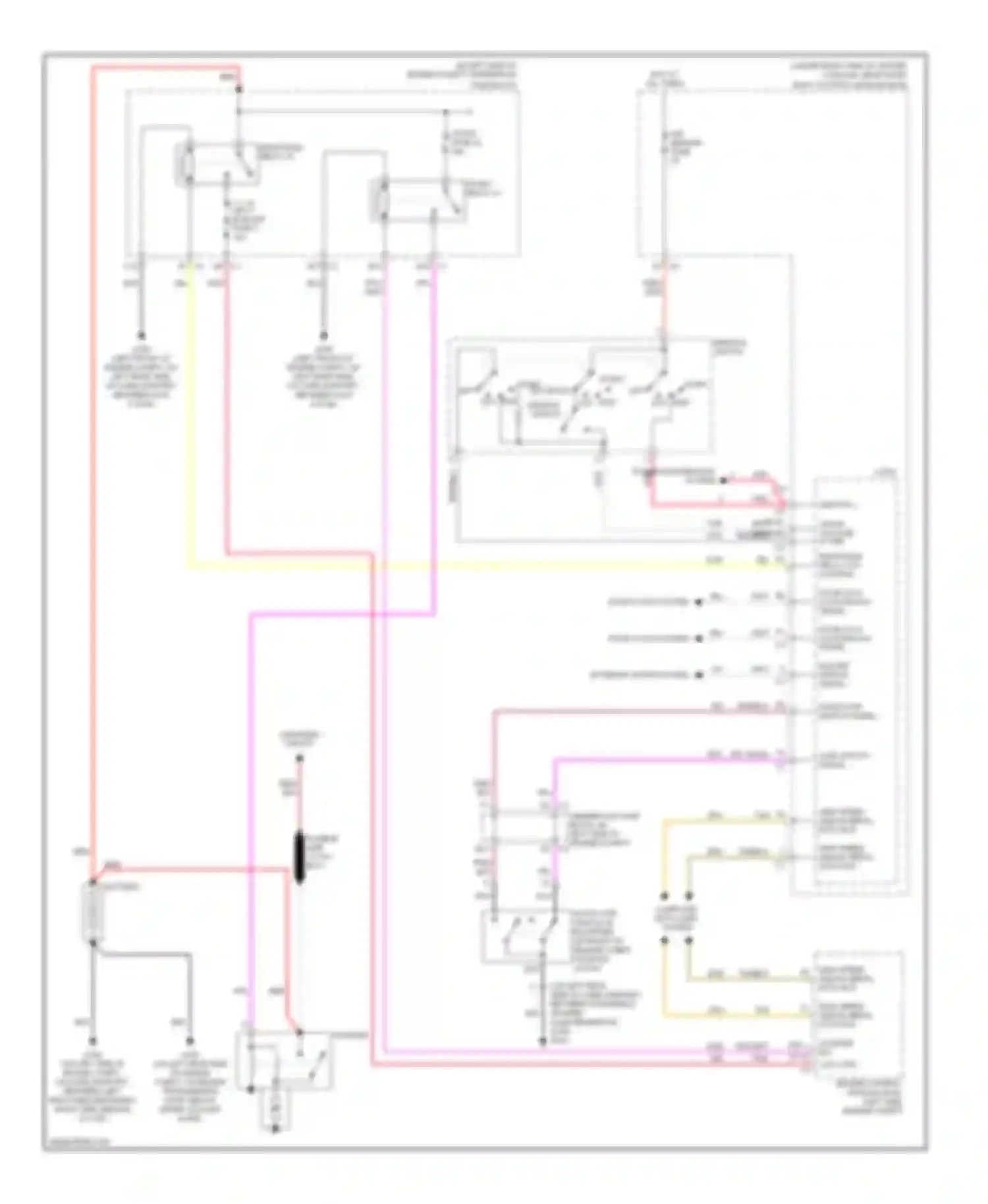 Wiring diagram ign 1/ ecm ign fuse 3 for Pontiac G6 I (2004-2009) (1 of 2)