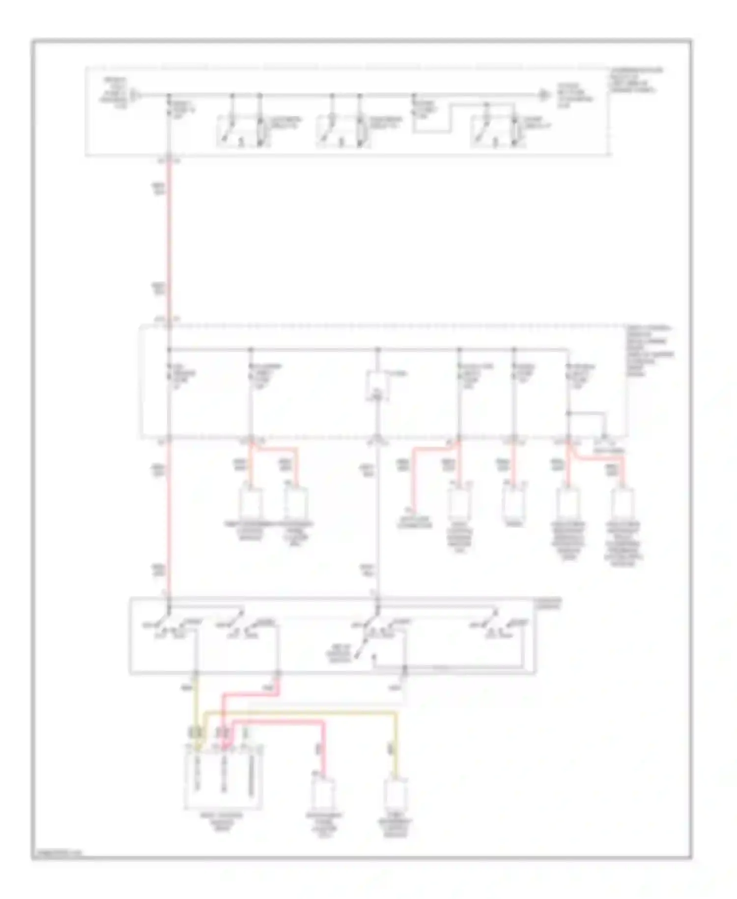 Wiring diagram key-in ignition switch for Pontiac G6 I (2004-2009) (2 of 3)