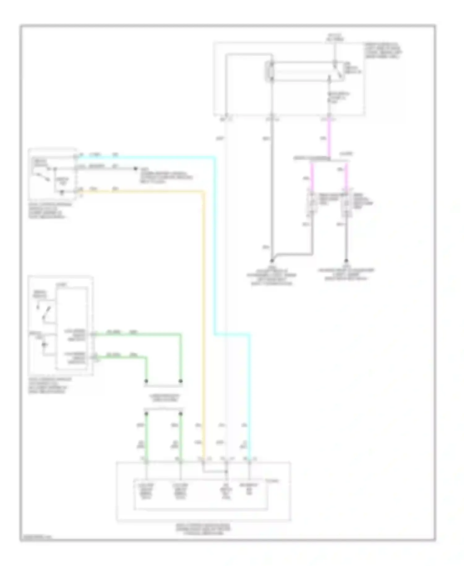 Wiring diagram low spd gmlan serial data for Pontiac G6 I (2004-2009) (1 of 2)
