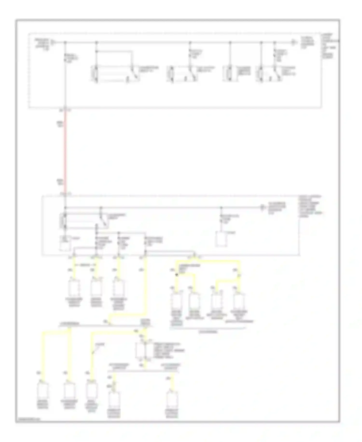 Wiring diagram red for Pontiac G6 I (2004-2009) (6 of 34)