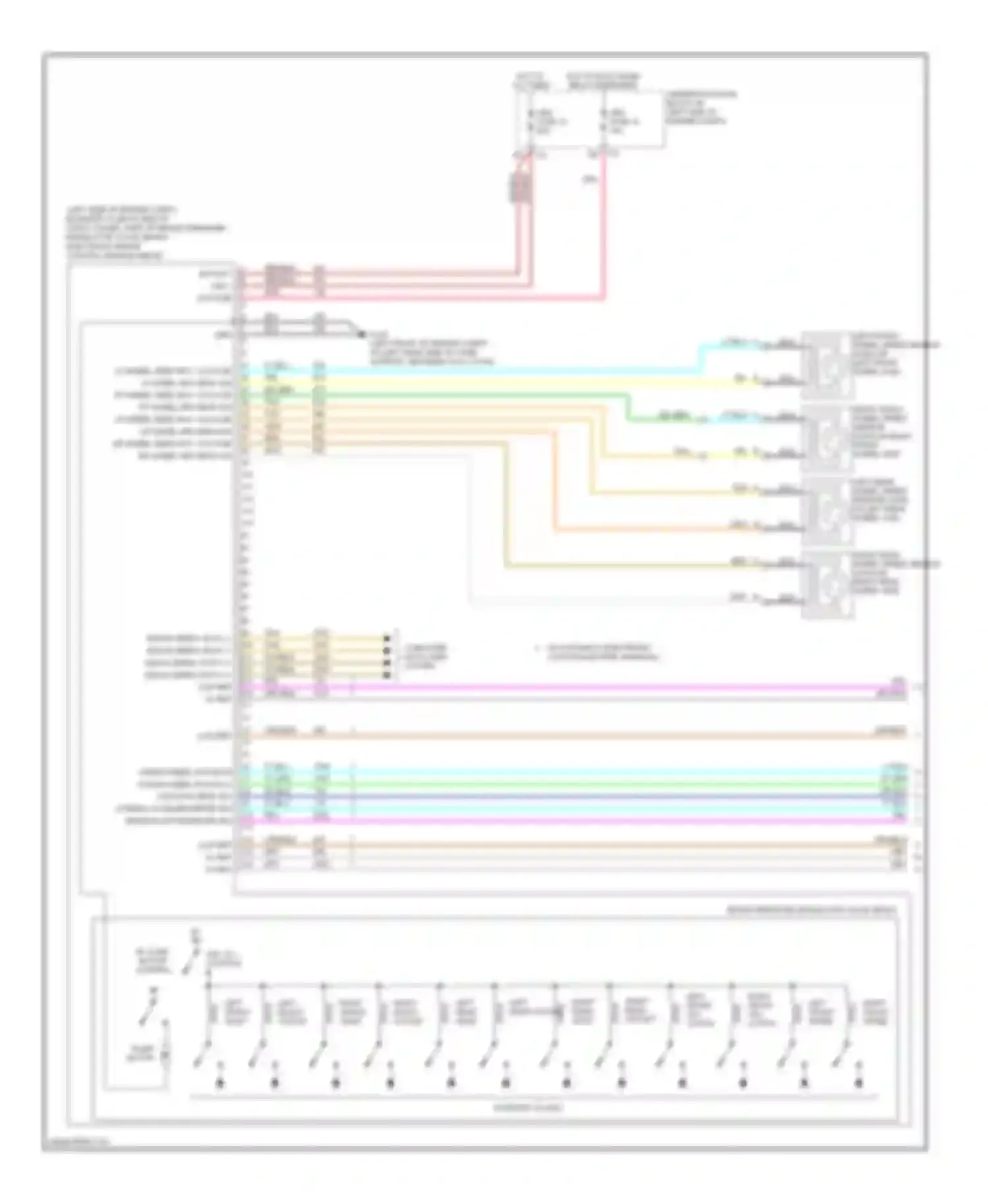 Wiring diagram right front prime for Pontiac G6 I (2004-2009) (1 of 1)