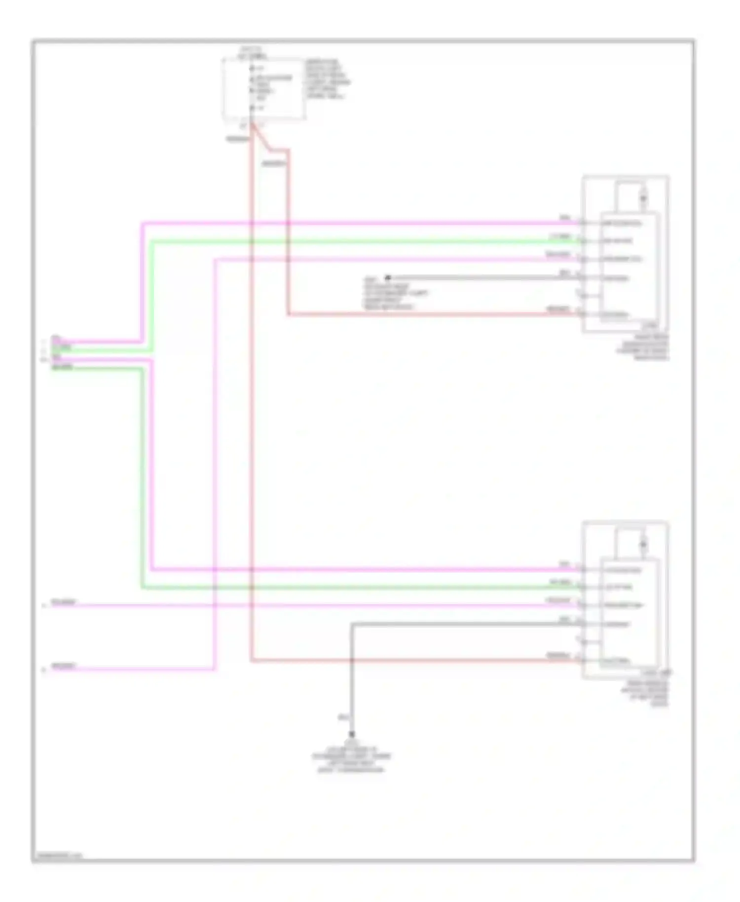 Wiring diagram rr down sig for Pontiac G6 I (2004-2009) (1 of 1)