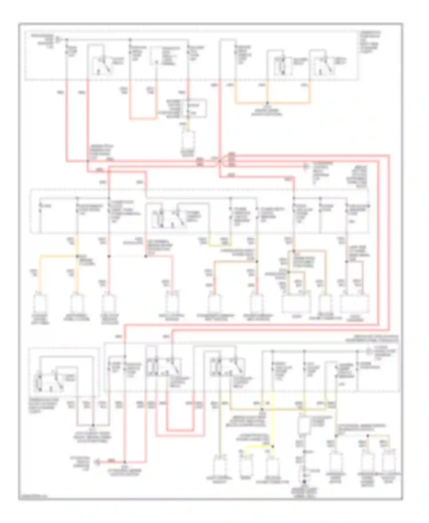 GTO Pontiac IV (2004-2006): Power distribution circuit (2 of 4)