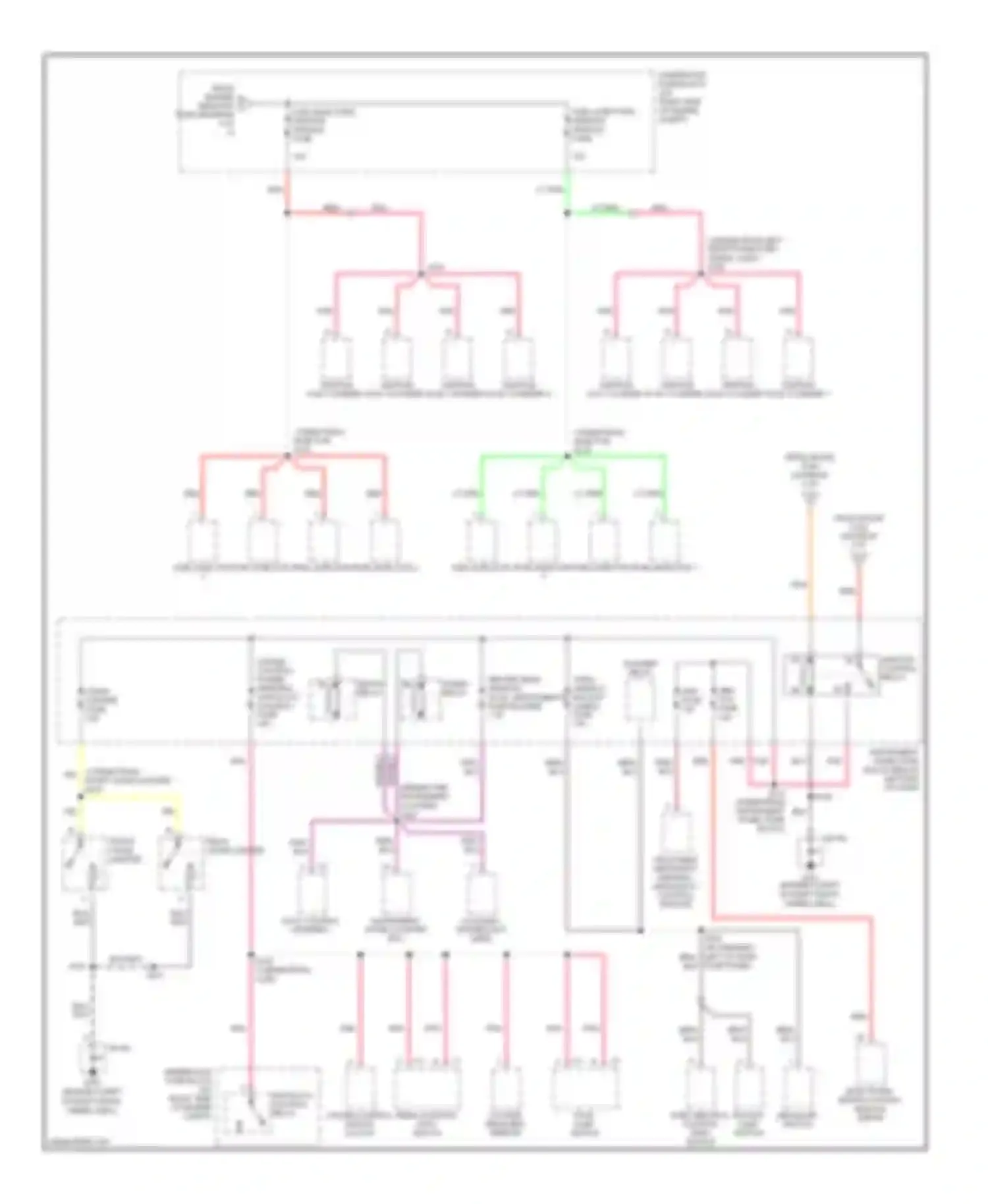 GTO Pontiac IV (2004-2006): Power distribution circuit (4 of 4)