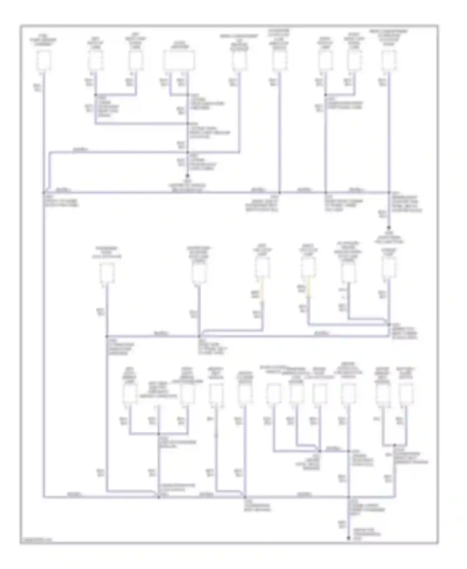 Wiring diagram from fight rear turn signal) for Pontiac GTO IV (2004-2006) (1 of 1)