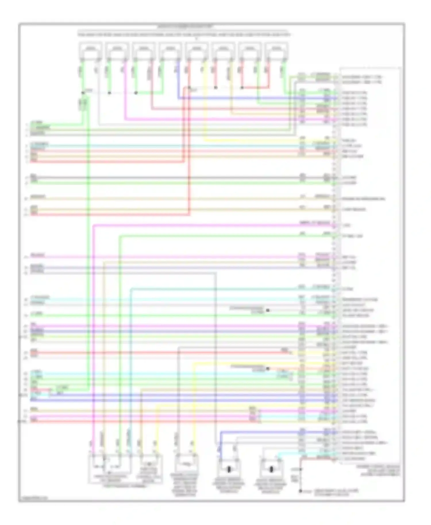 Wiring diagram fuel injector 7 for Pontiac GTO IV (2004-2006) (2 of 2)