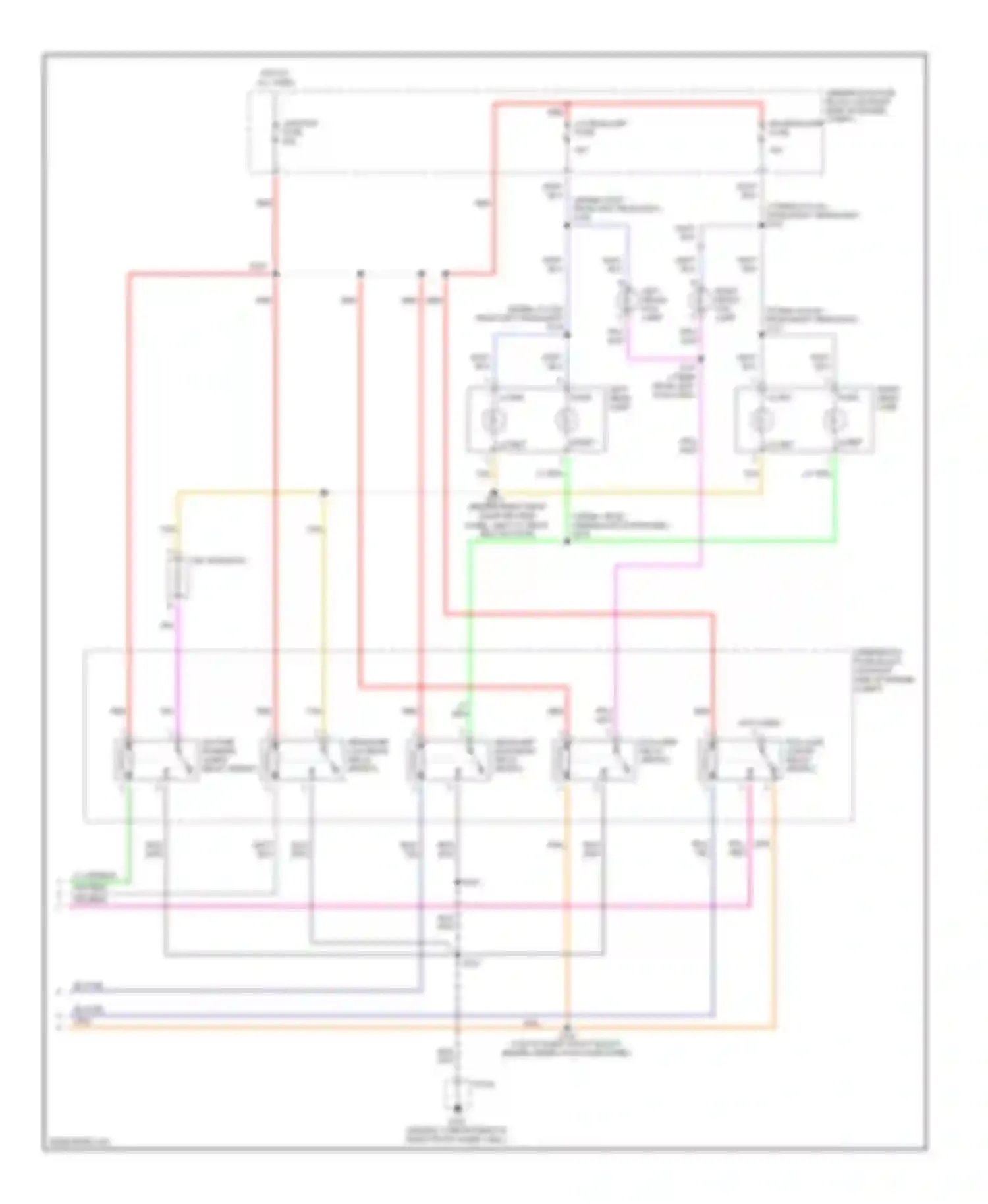 Wiring diagram lo-bm for Pontiac GTO IV (2004-2006) (1 of 1)