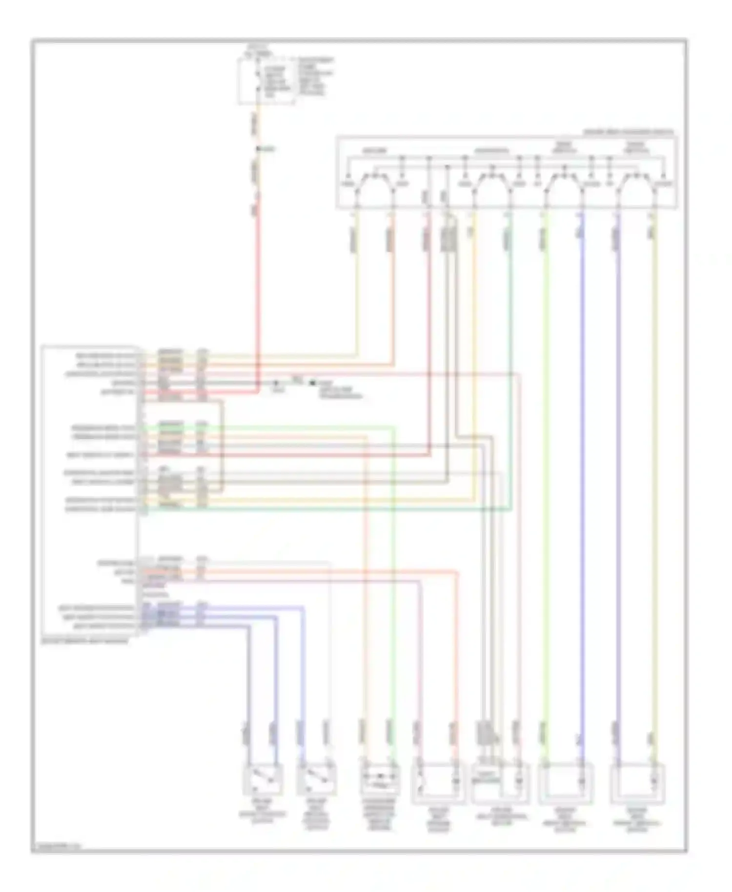 Wiring diagram shaft encoder for Pontiac GTO IV (2004-2006) (1 of 2)