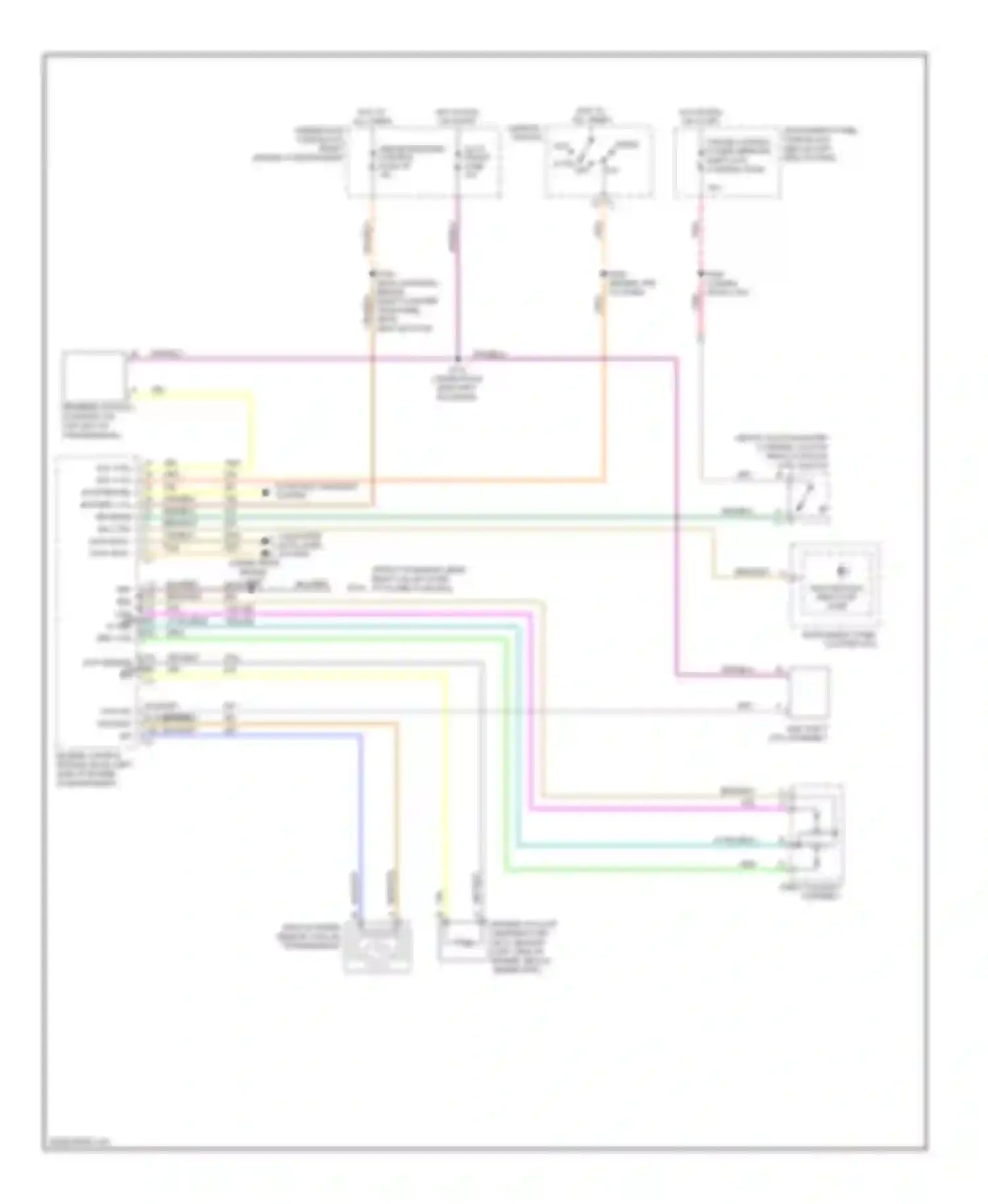 Wiring diagram skip shift coil assembly for Pontiac GTO IV (2004-2006) (1 of 2)