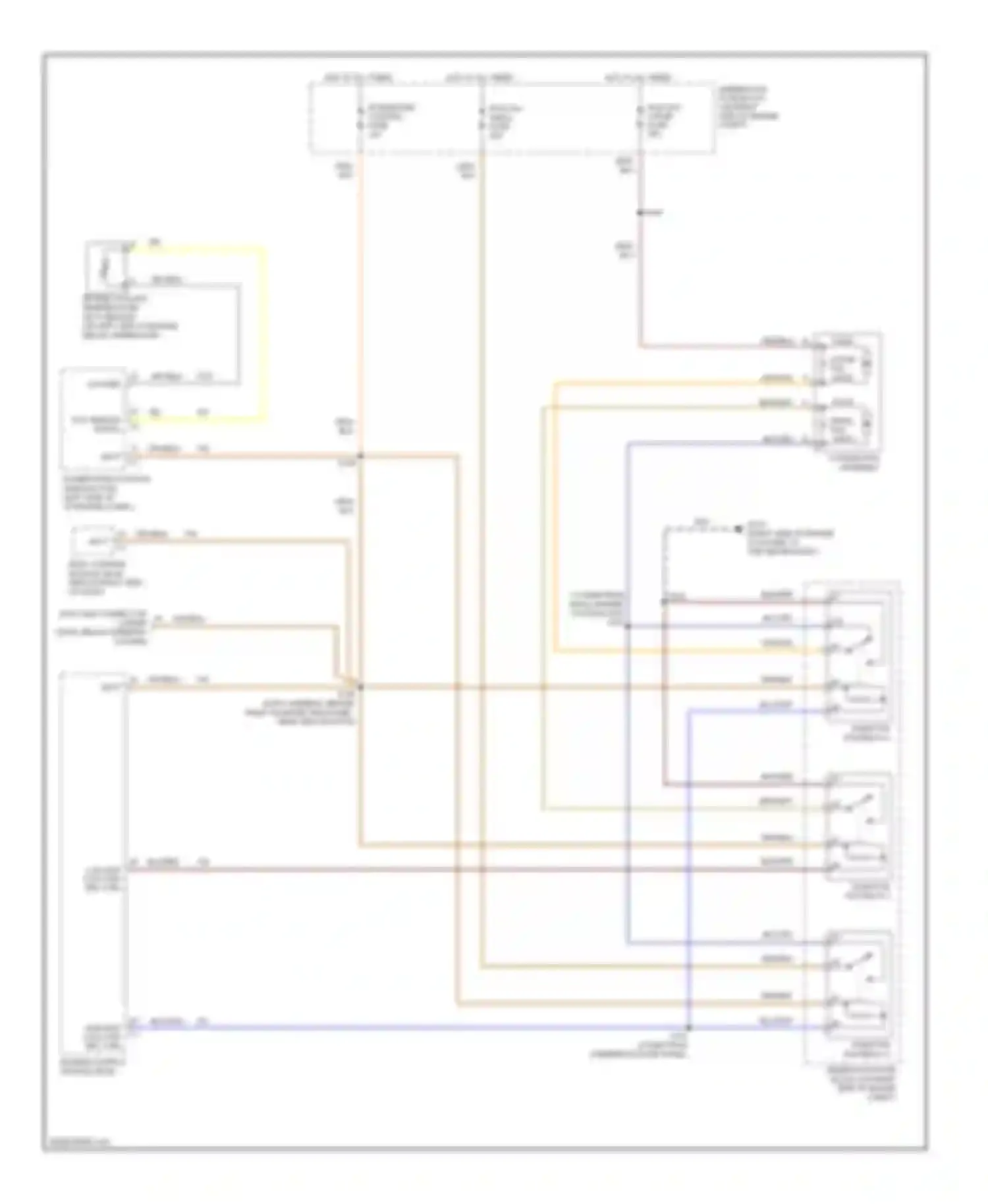 Wiring diagram underhood fuse panel) for Pontiac GTO IV (2004-2006) (1 of 4)