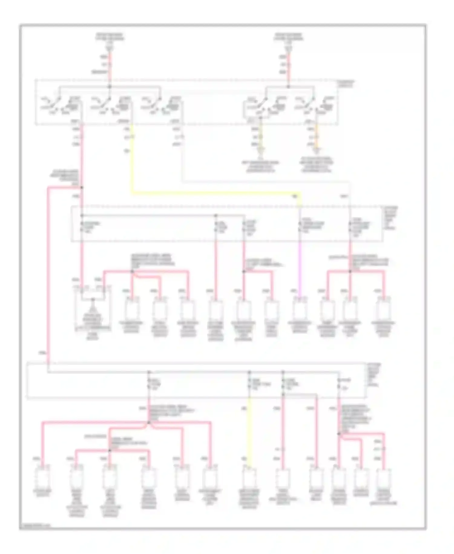 Montana Pontiac I (1997-2005): Power distribution circuit (3 of 4)