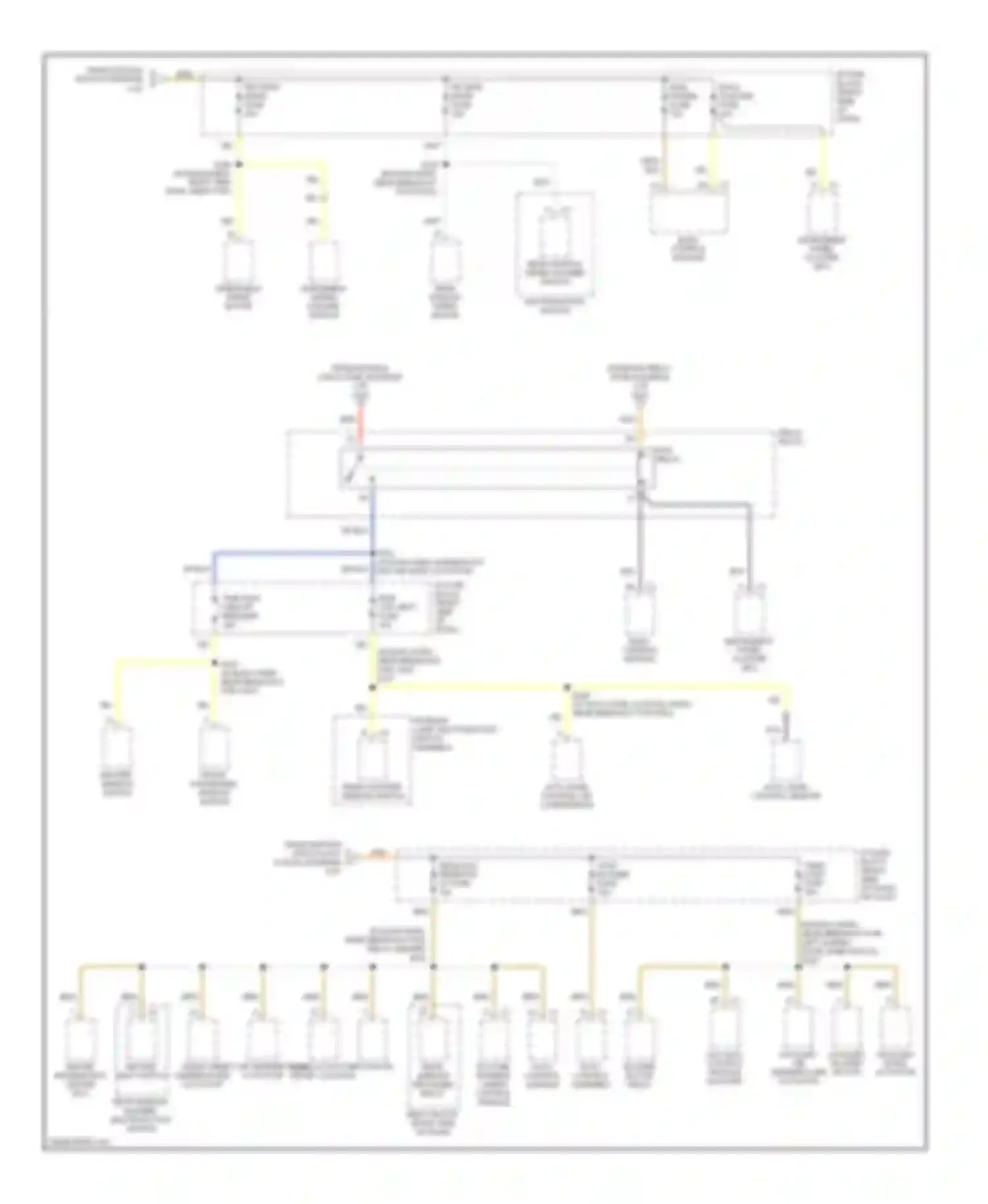 Montana Pontiac I (1997-2005): Power distribution circuit (4 of 4)