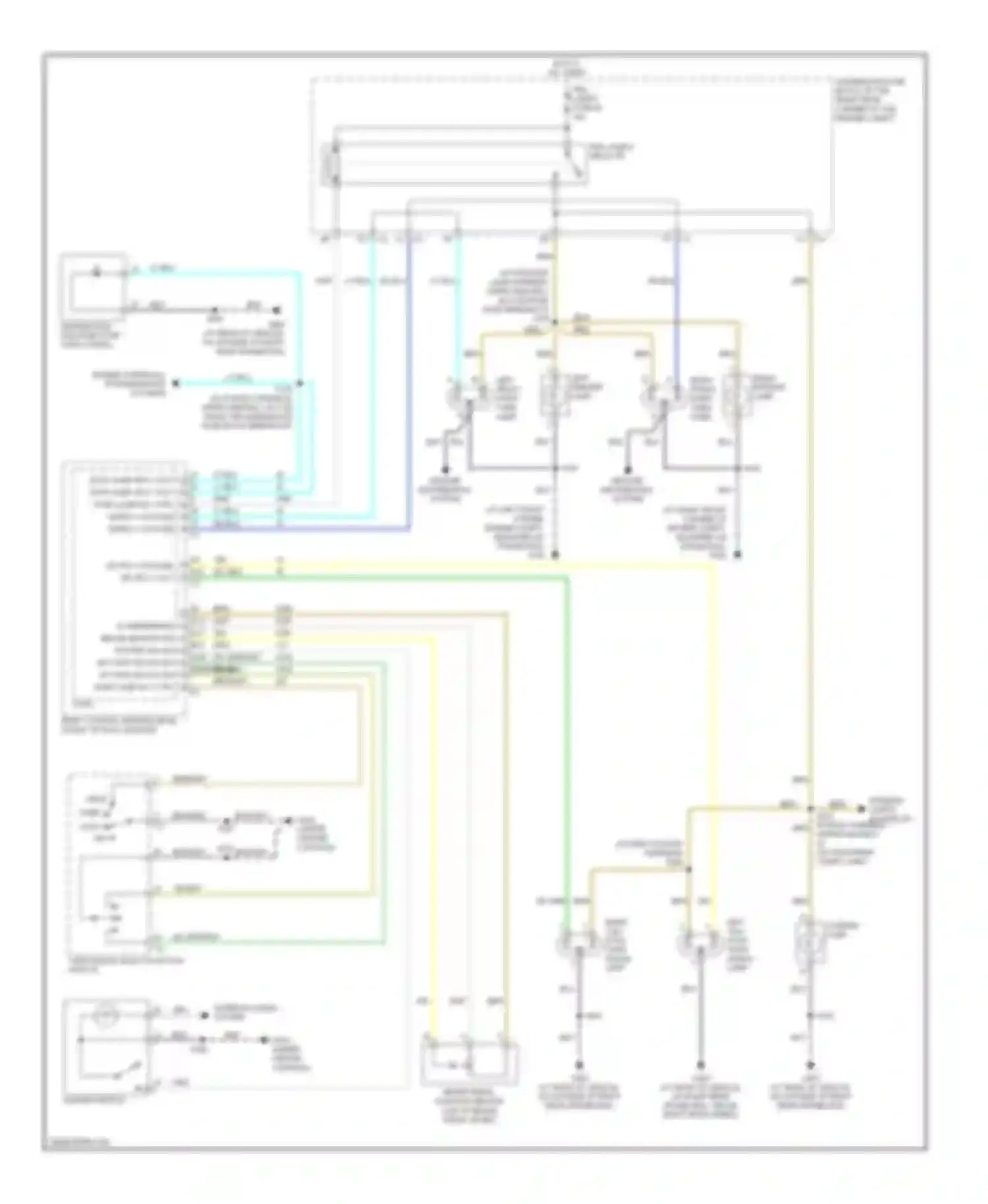 Solstice Pontiac I (2005-2009): Exterior lamps circuit