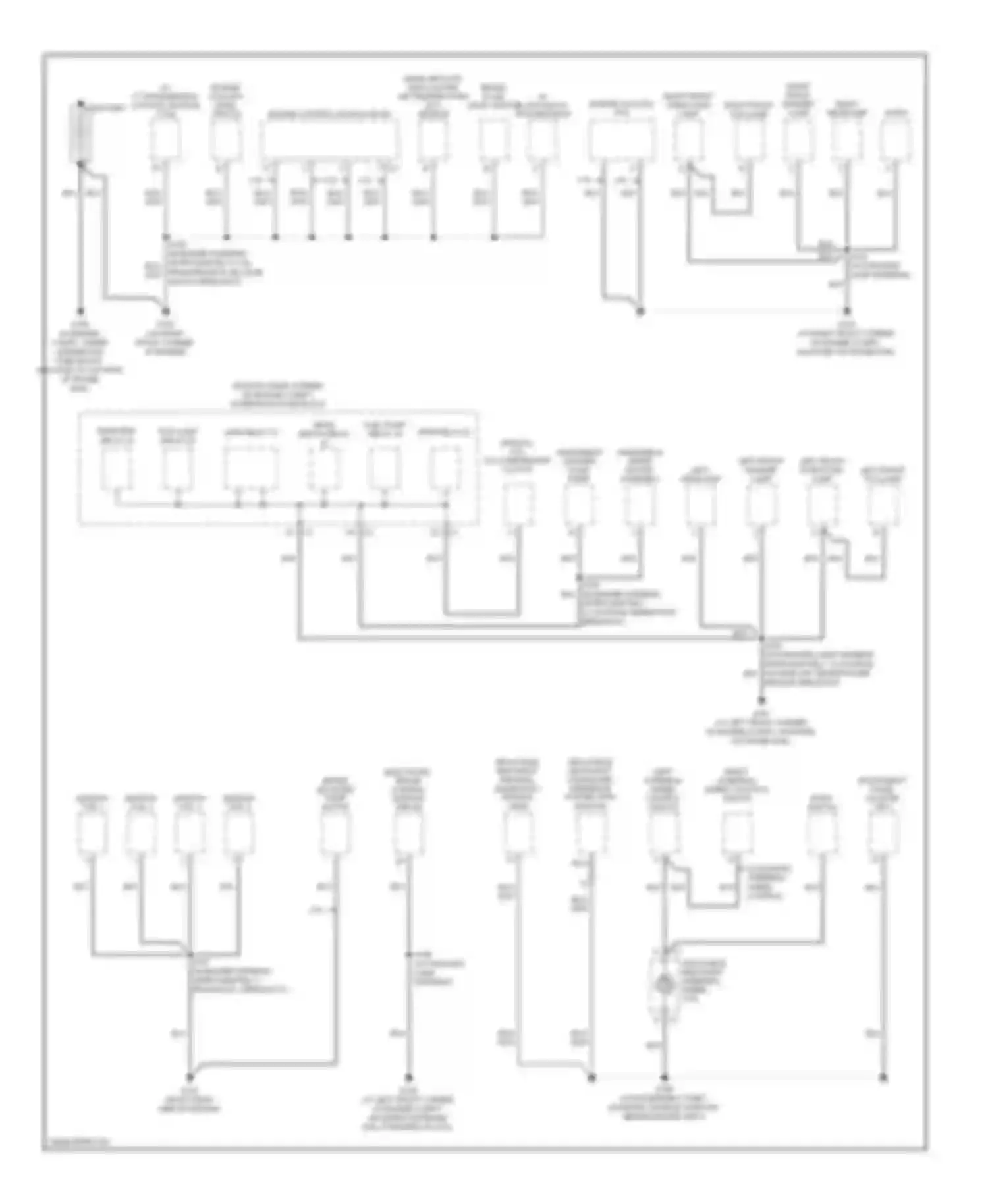 Solstice Pontiac I (2005-2009): Ground distribution circuit (1 of 2)