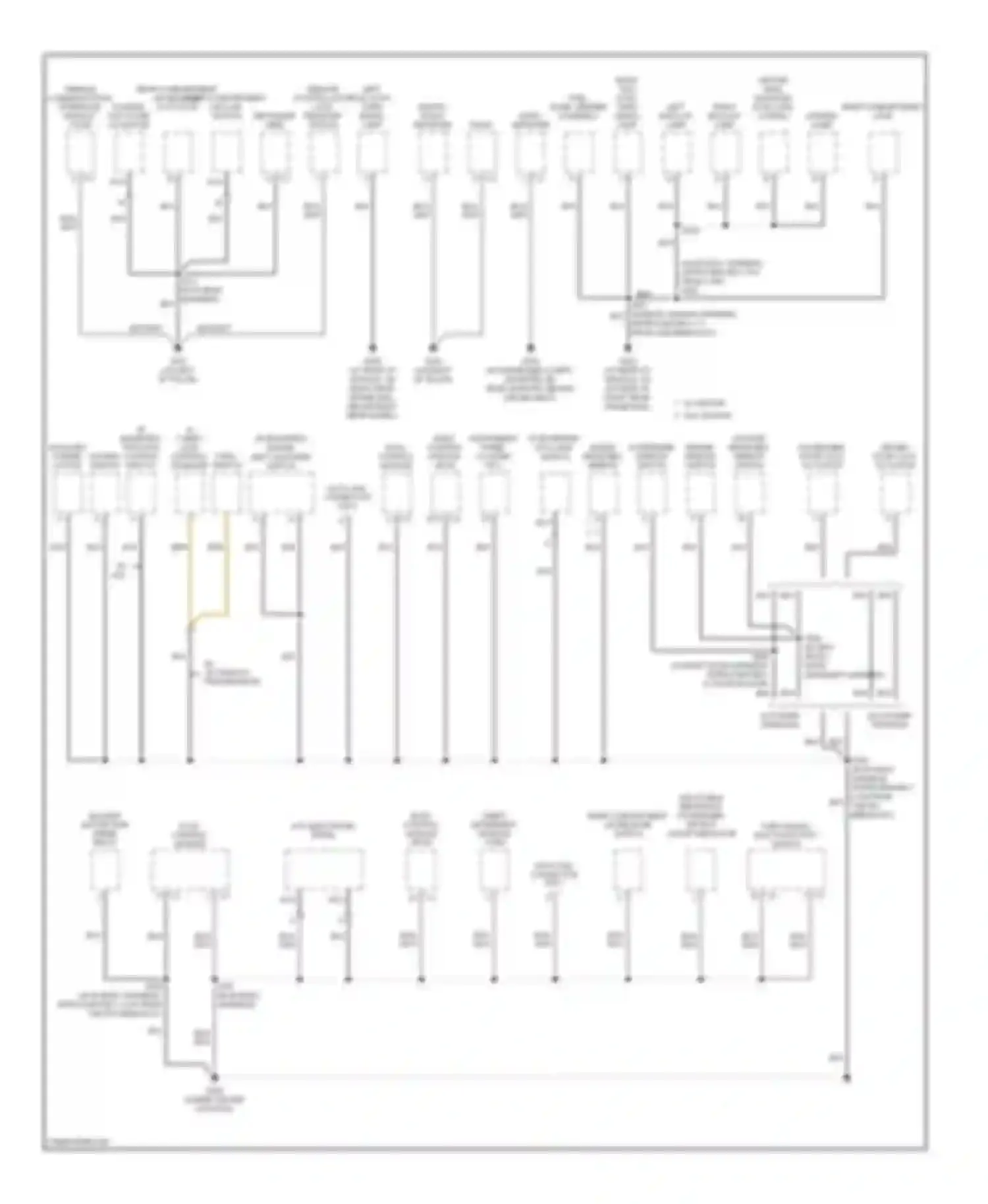 Solstice Pontiac I (2005-2009): Ground distribution circuit (2 of 2)