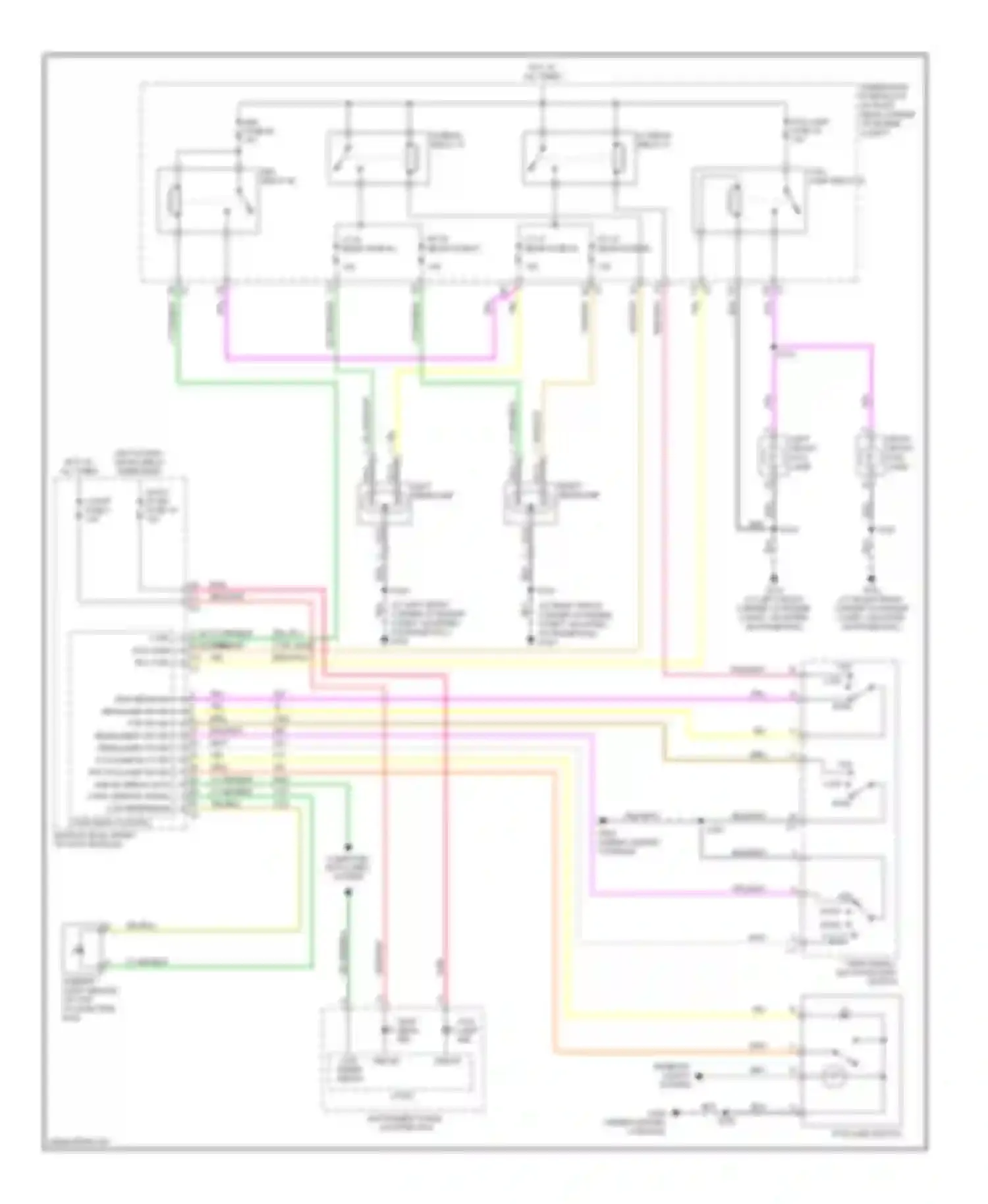 Solstice Pontiac I (2005-2009): Headlights circuit