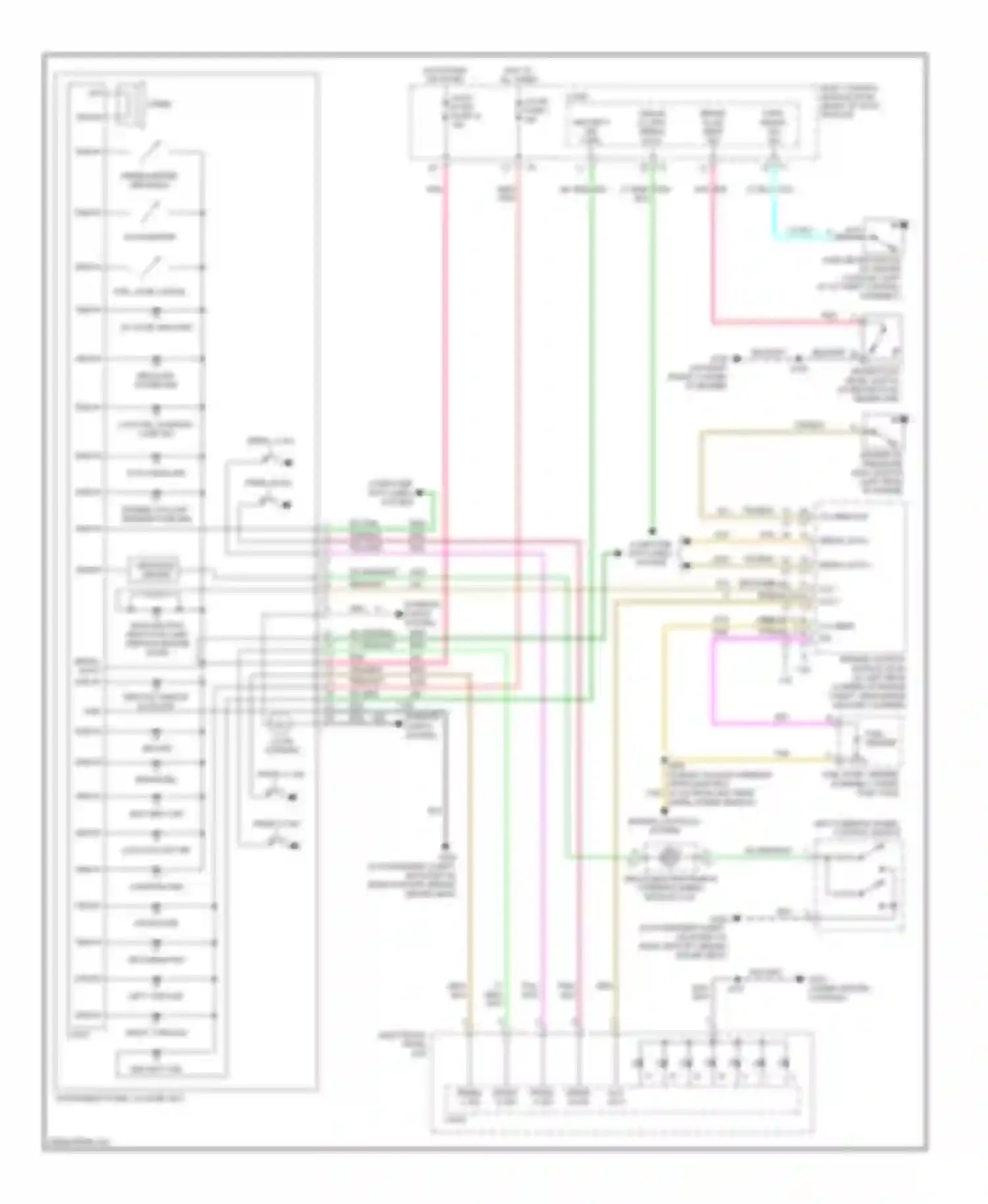 Wiring diagram clstr fuse 7 for Pontiac Solstice I (2005-2009) (2 of 3)