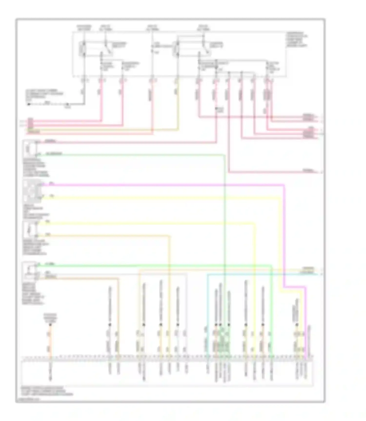 Wiring diagram cooling fans system for Pontiac Solstice I (2005-2009) (1 of 1)