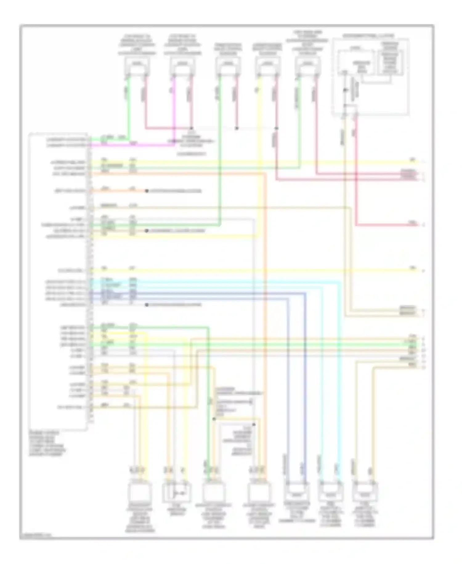 Wiring diagram (in engine harness, approximately 4.5 cm for Pontiac Solstice I (2005-2009) (1 of 1)