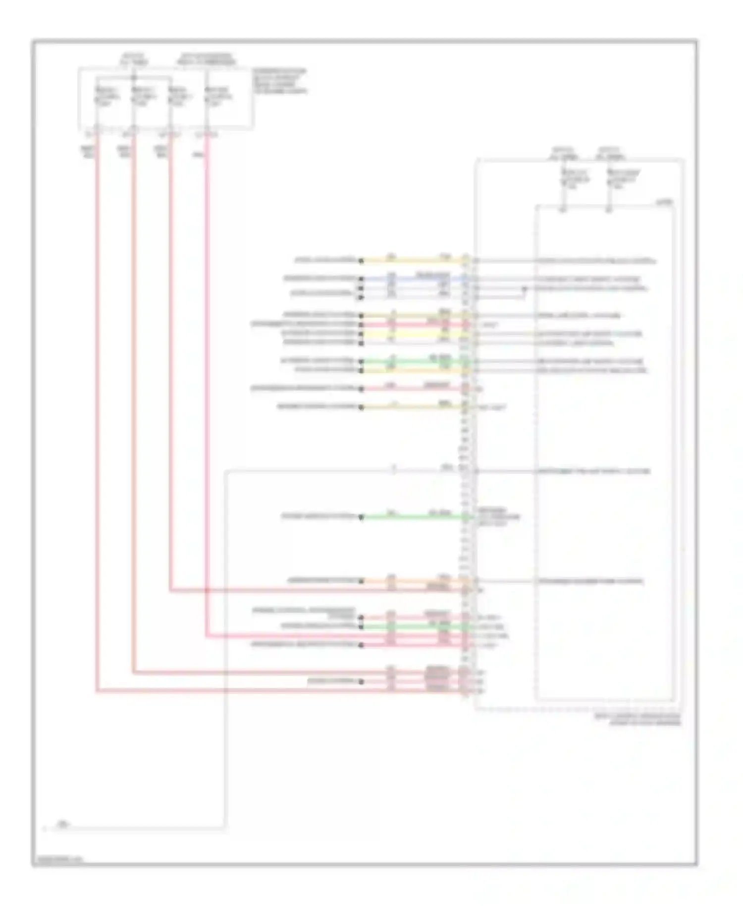Wiring diagram power windows system for Pontiac Solstice I (2005-2009) (1 of 1)
