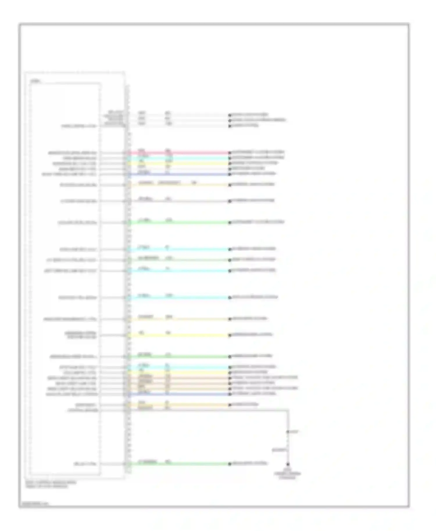 Wiring diagram shift interlock system for Pontiac Solstice I (2005-2009) (1 of 1)