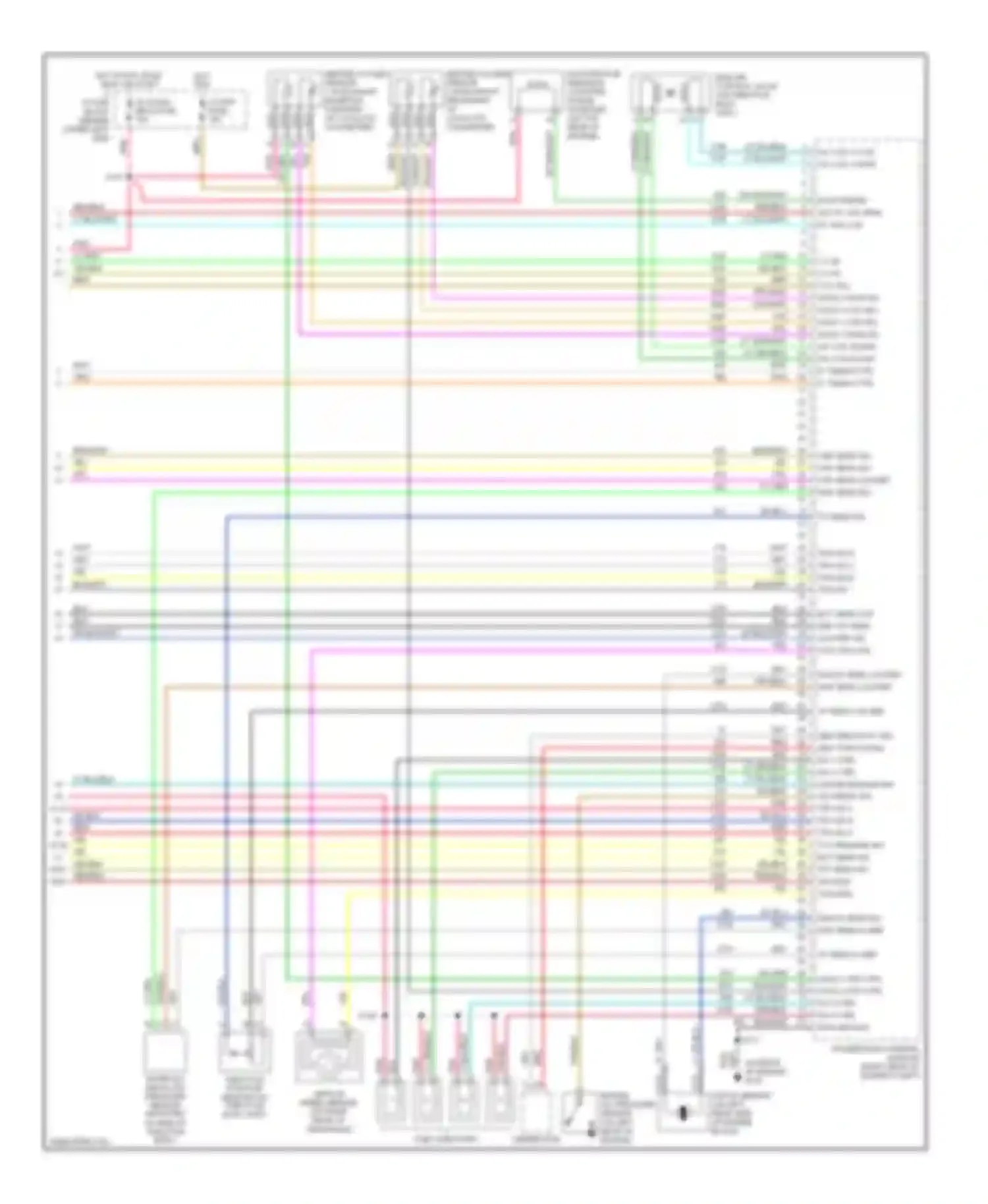 Wiring diagram hot in for Pontiac Sunfire I (1995-2005) (2 of 2)