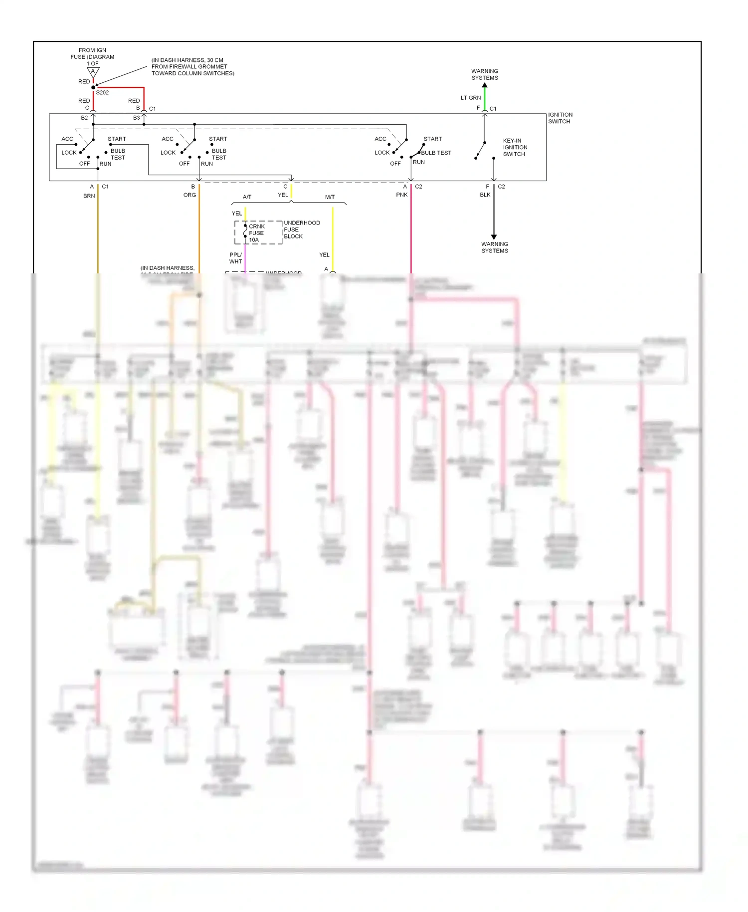 Pontiac Sunfire I (1995-2005) ignition control (ic) module wiring diagram  (1 of 1)