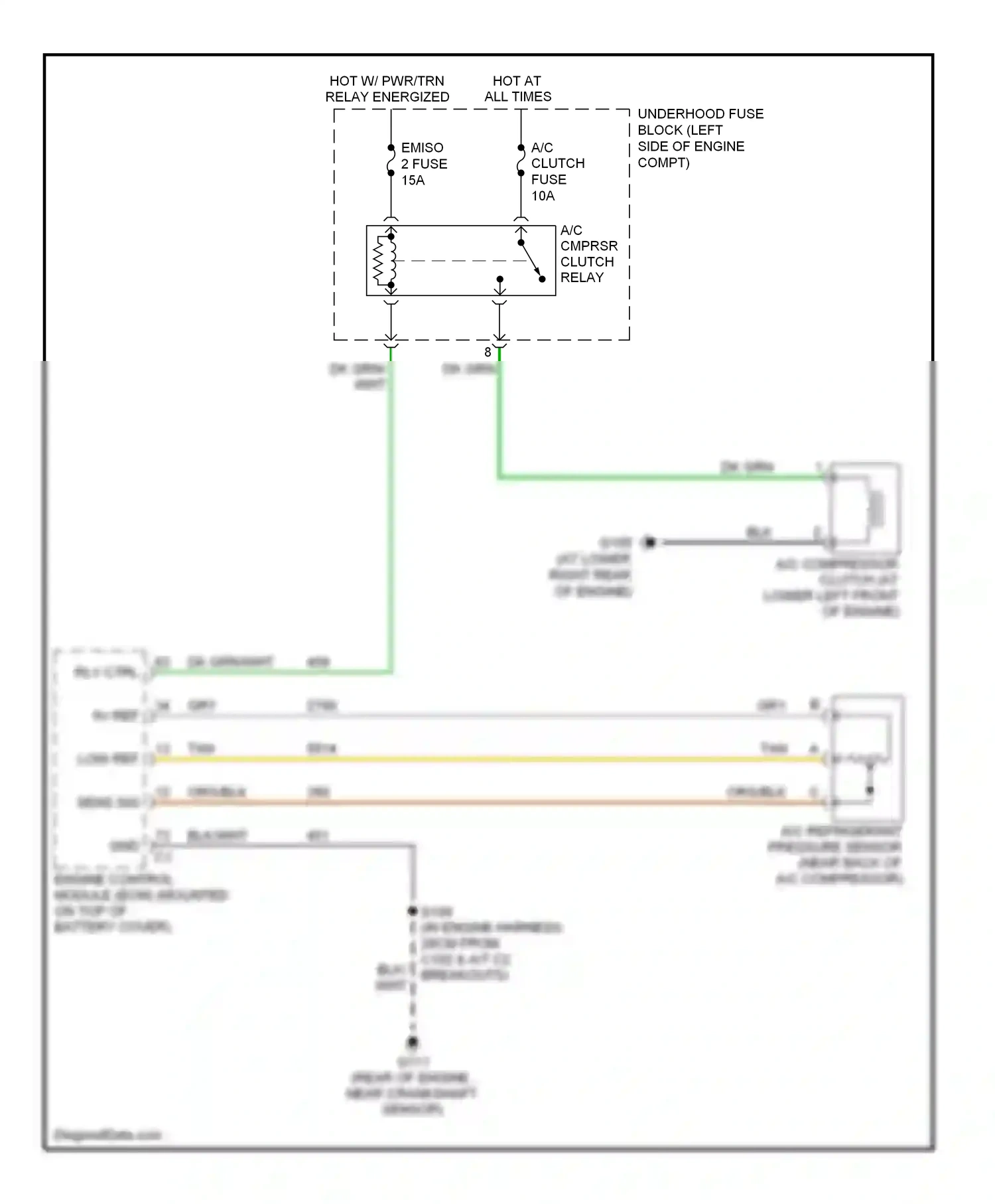 Wiring diagram low ref for Pontiac Torrent I (2005-2009) (3 of 10)