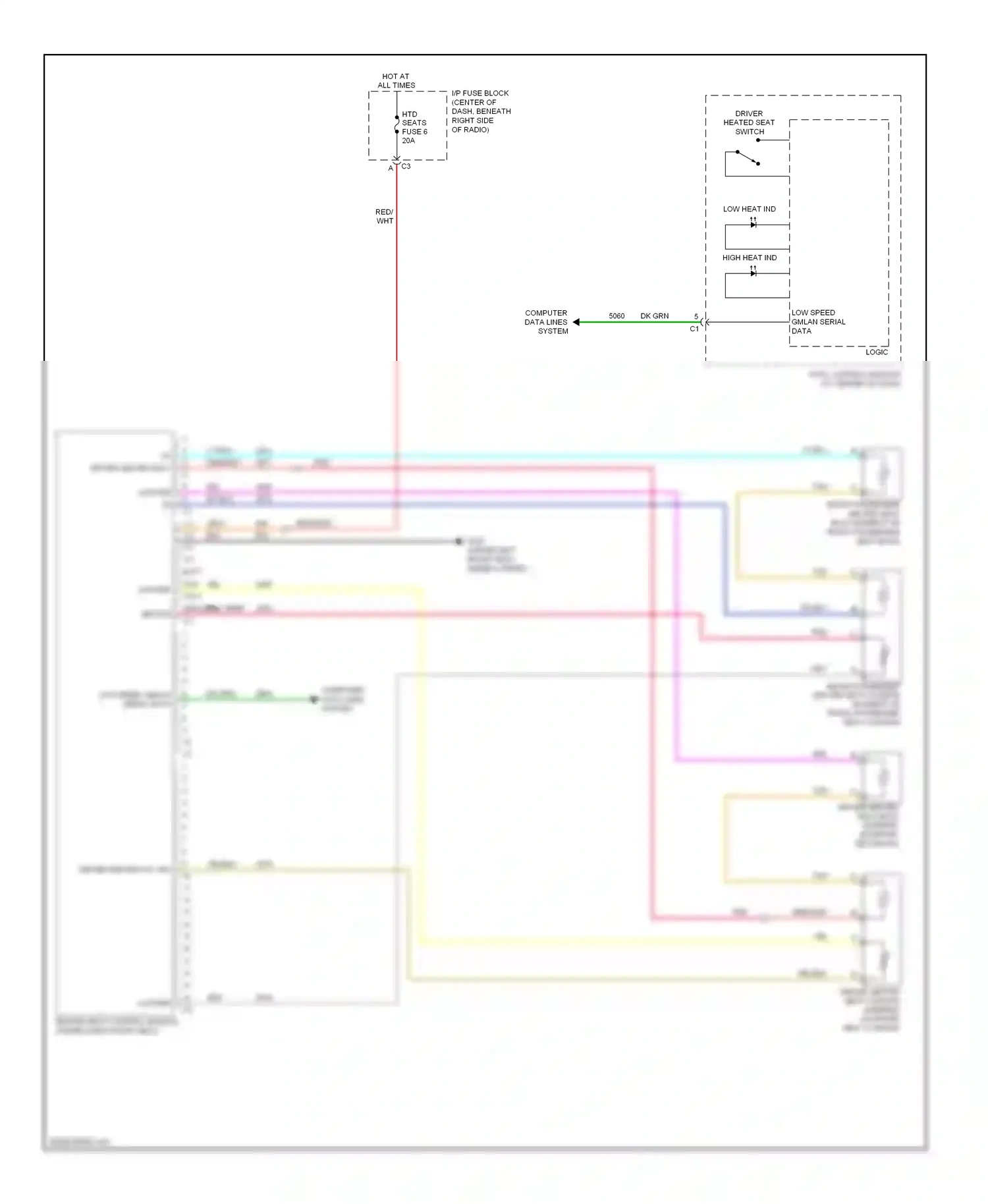 Wiring diagram ppl low ref for Pontiac Torrent I (2005-2009) (1 of 1)