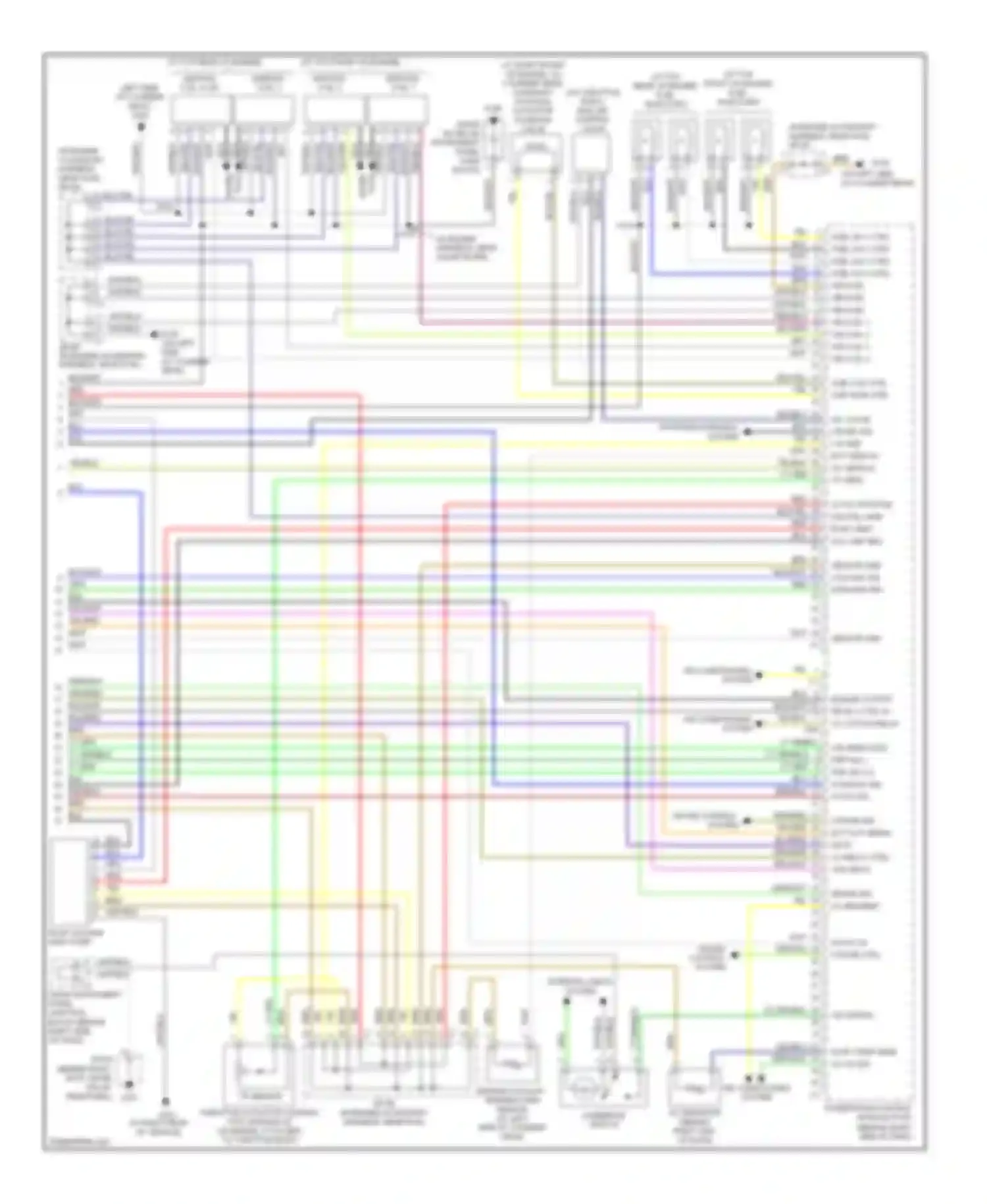 Vibe Pontiac I facelift (2002-2008): Wiring diagram engine performance 1.8l vin 8, awd (3 of 3)