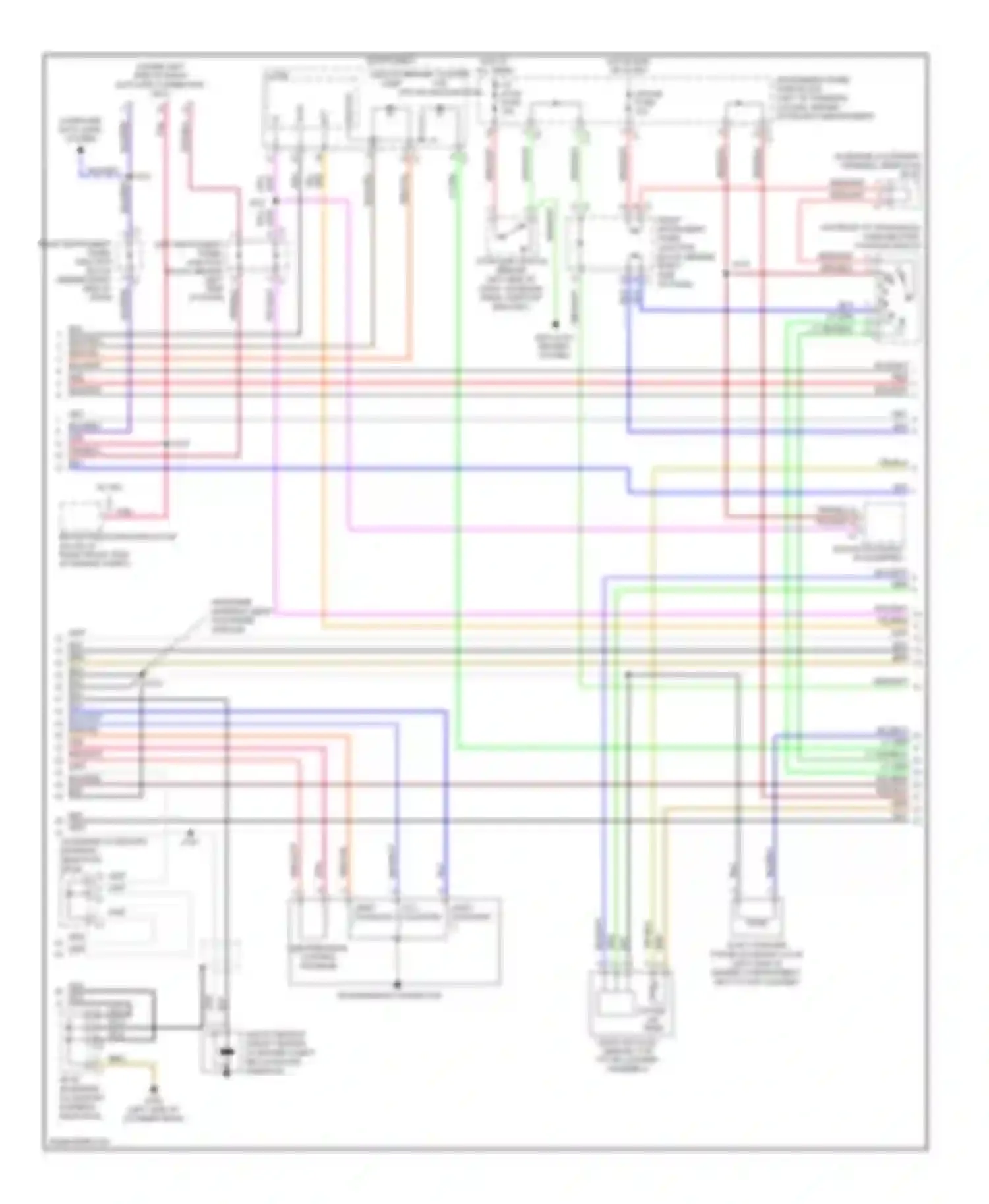 Vibe Pontiac I facelift (2002-2008): Wiring diagram engine performance 1.8l vin 8, fwd (2 of 3)
