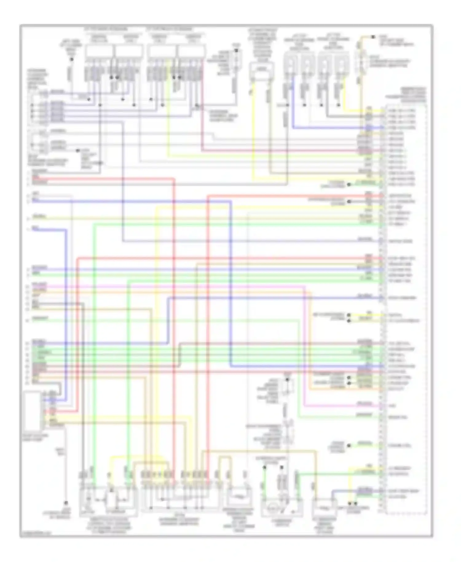 Vibe Pontiac I facelift (2002-2008): Wiring diagram engine performance 1.8l vin 8, fwd (3 of 3)