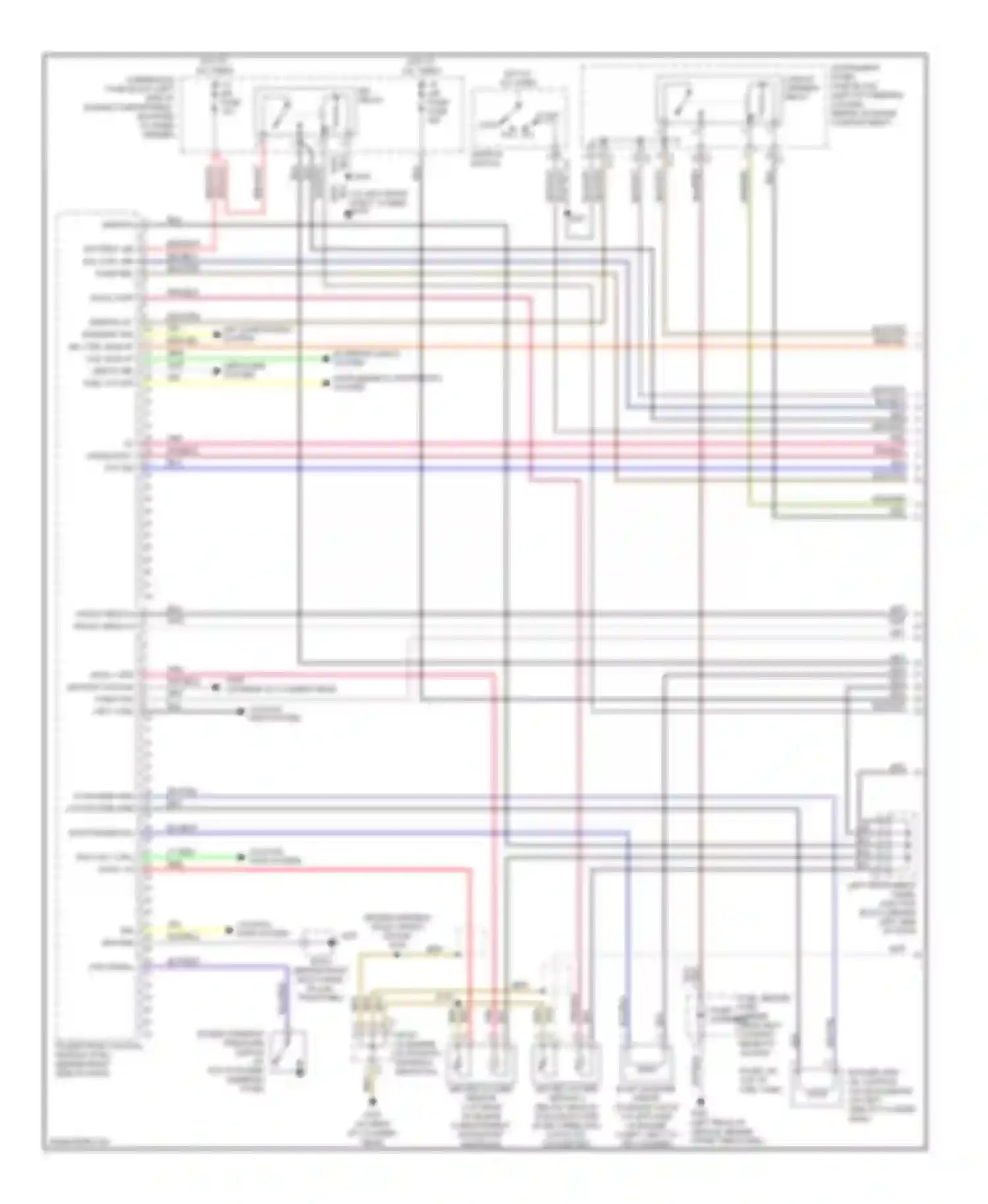 Vibe Pontiac I facelift (2002-2008): Wiring diagram engine performance 1.8l vin l (1 of 3)