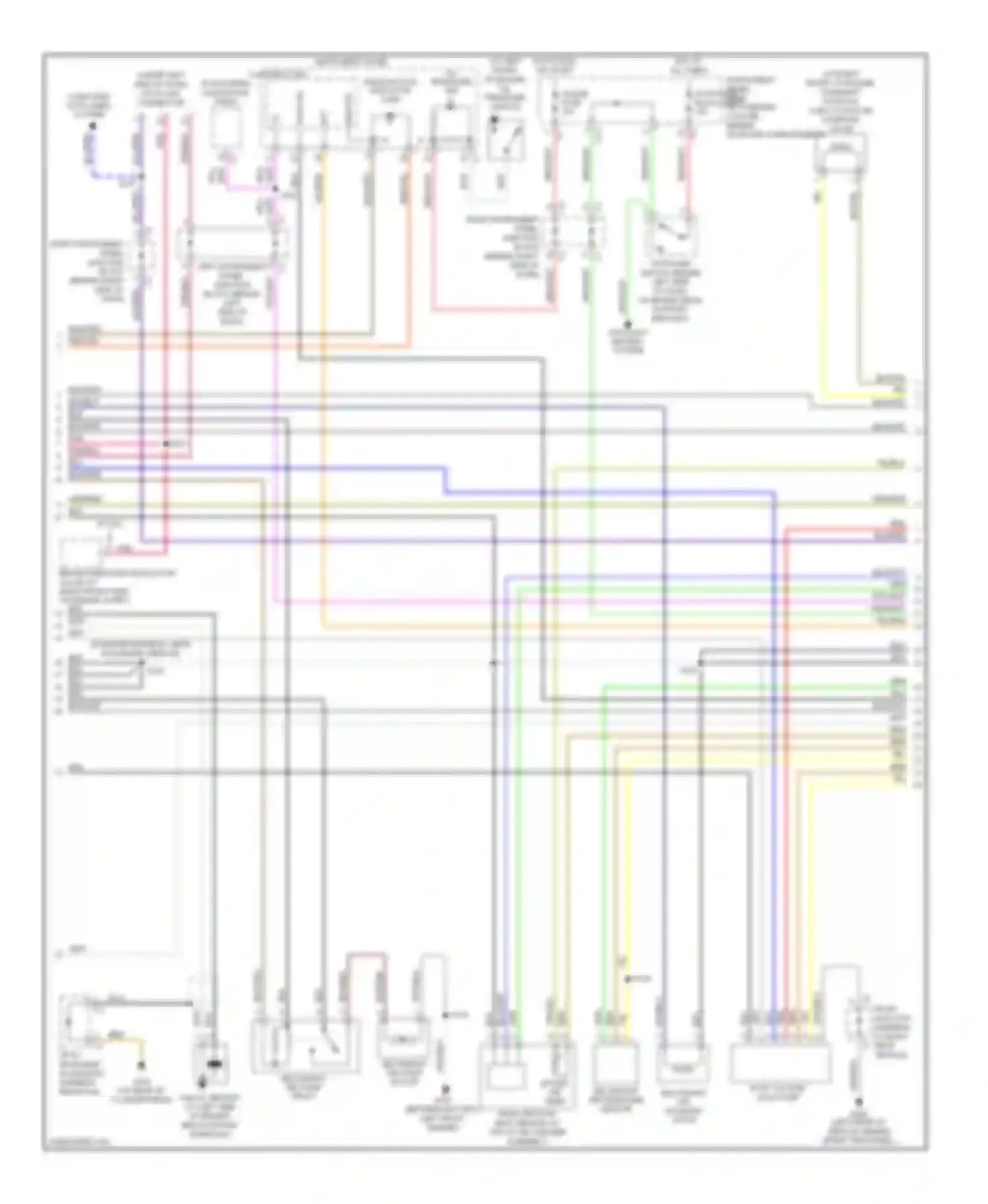 Vibe Pontiac I facelift (2002-2008): Wiring diagram engine performance 1.8l vin l (2 of 3)