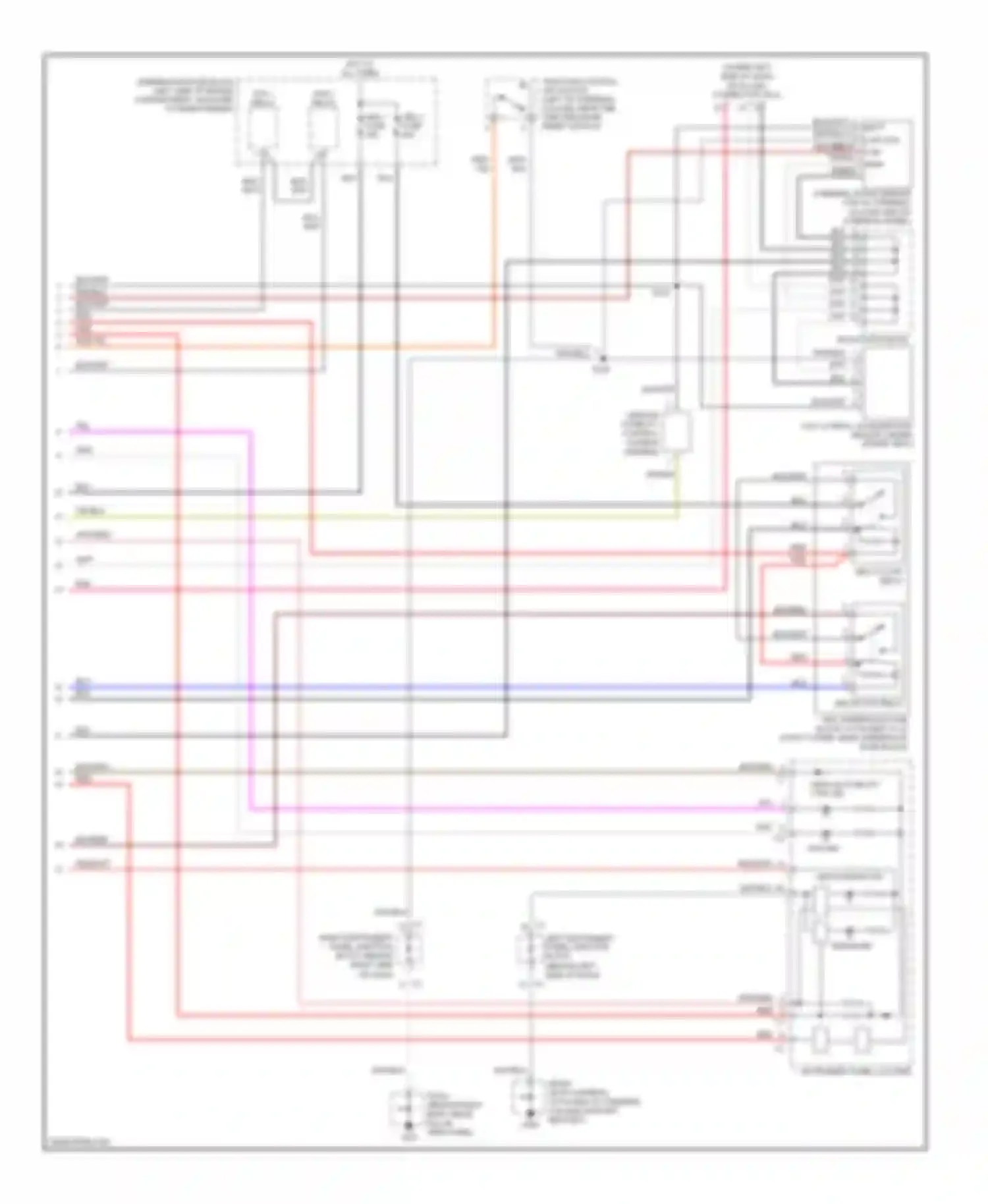 Wiring diagram blk for Pontiac Vibe I facelift (2002-2008) (6 of 54)