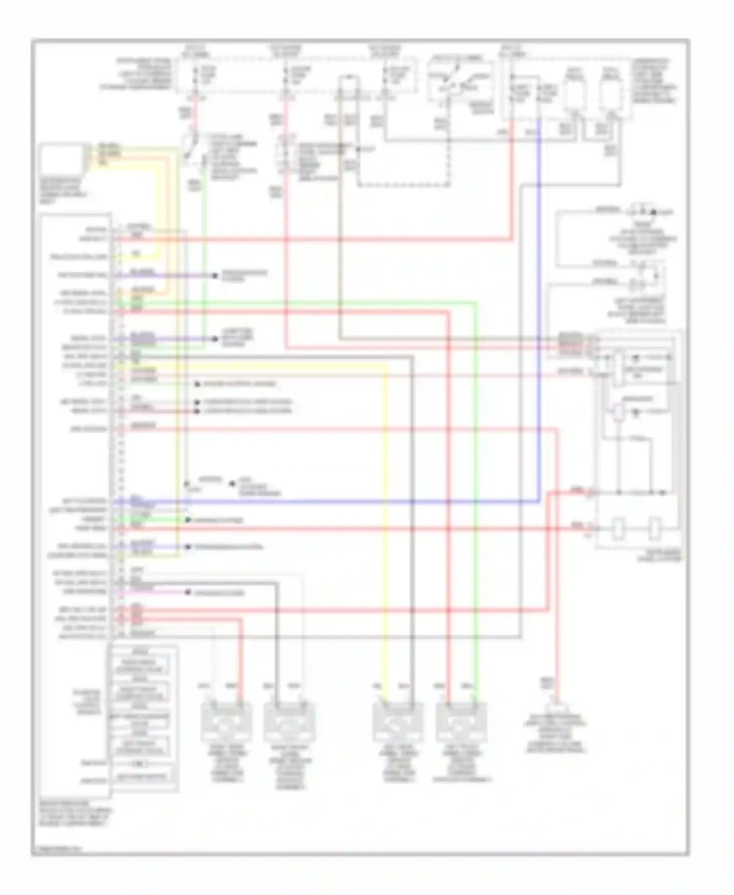 Wiring diagram blk/wht for Pontiac Vibe I facelift (2002-2008) (3 of 35)
