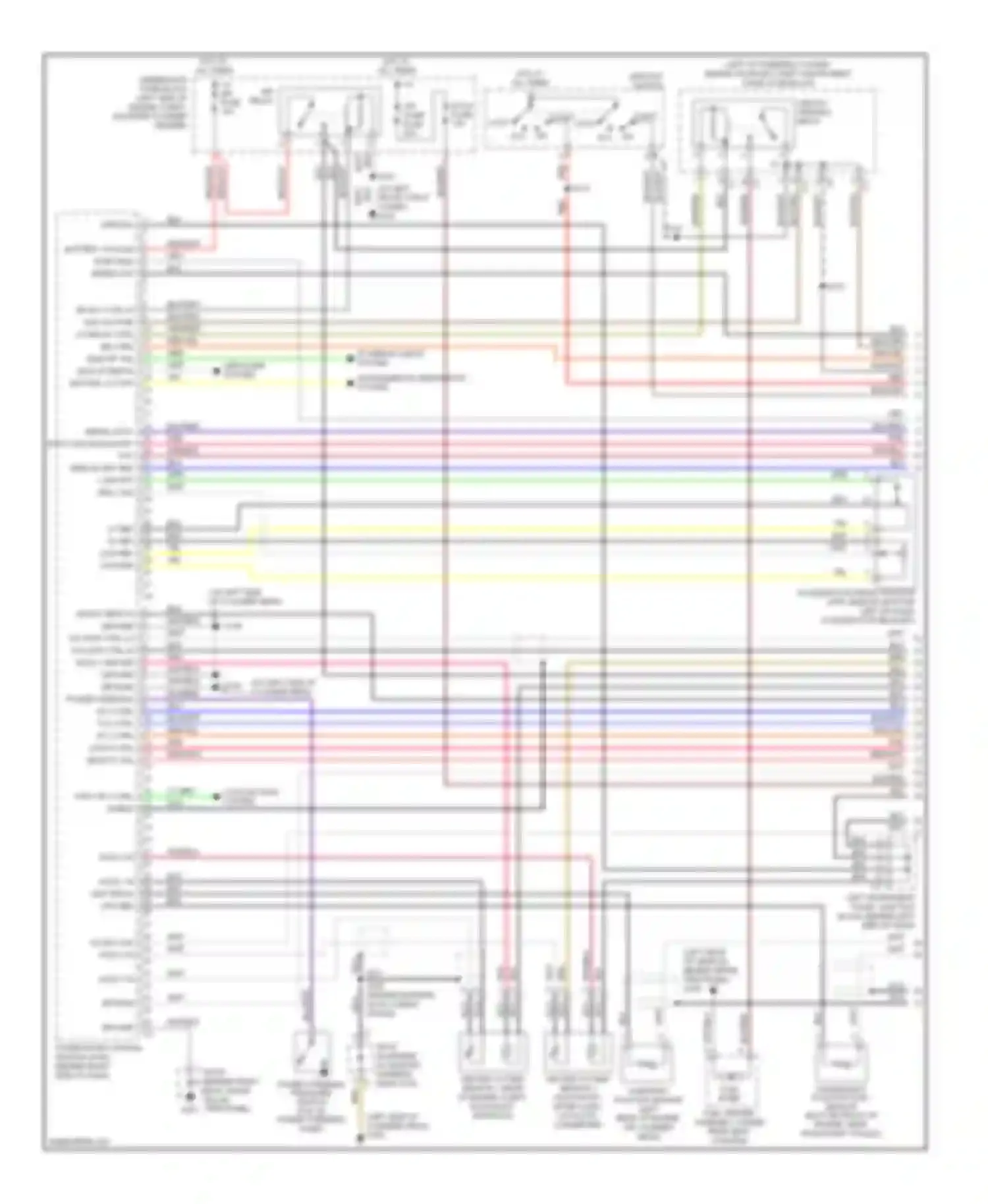 Wiring diagram cooling fans system fan 1 rly ctrl shield for Pontiac Vibe I facelift (2002-2008) (1 of 1)