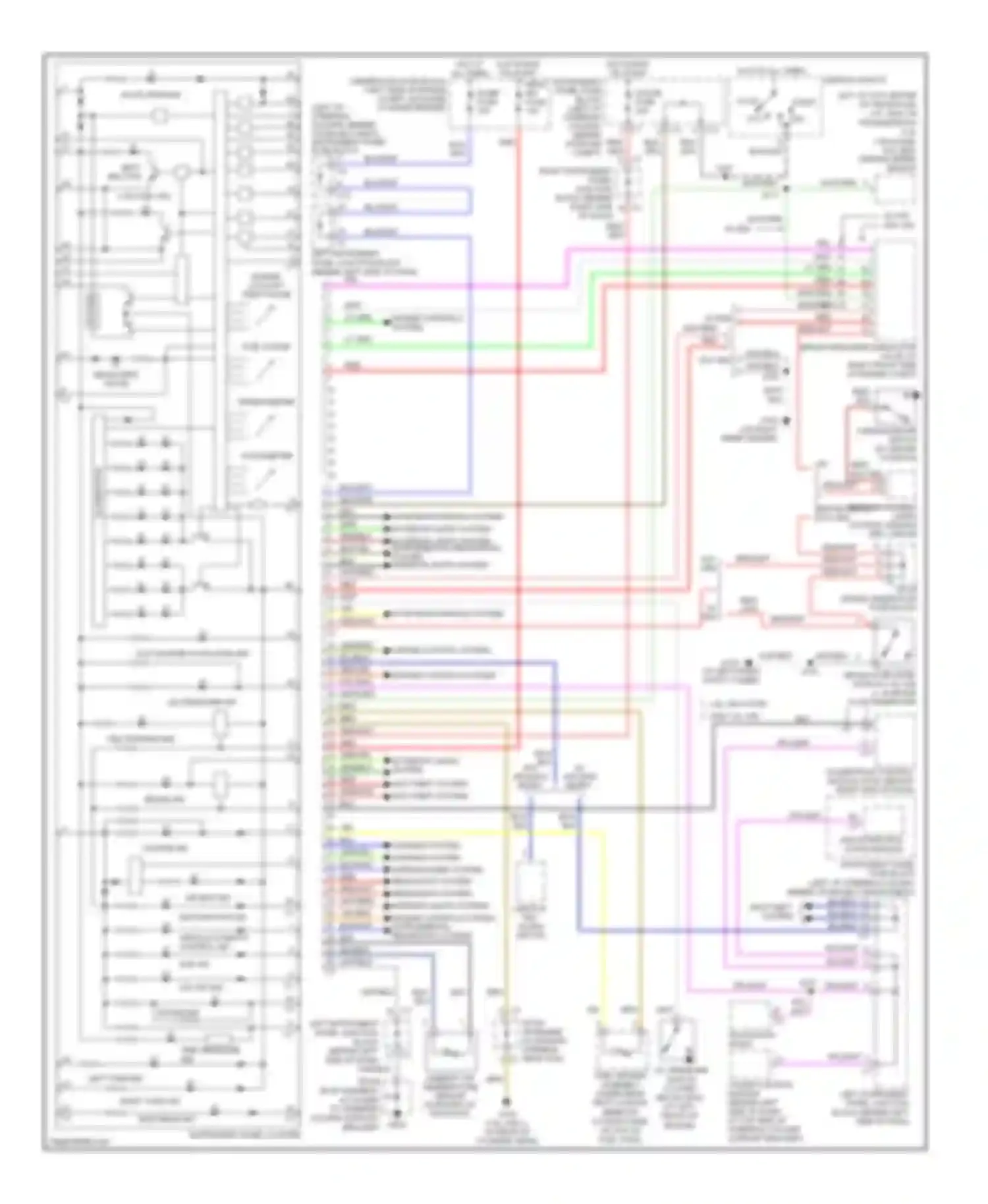 Wiring diagram o/d off ind for Pontiac Vibe I facelift (2002-2008) (3 of 3)