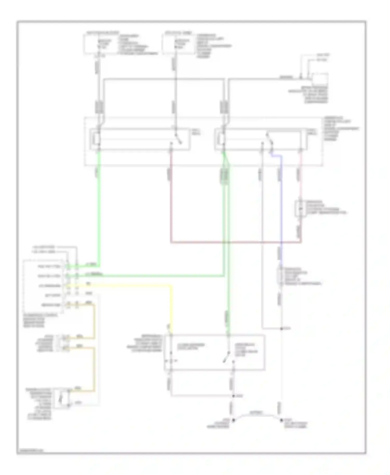 Wiring diagram radiator fan resistor for Pontiac Vibe I facelift (2002-2008) (1 of 1)
