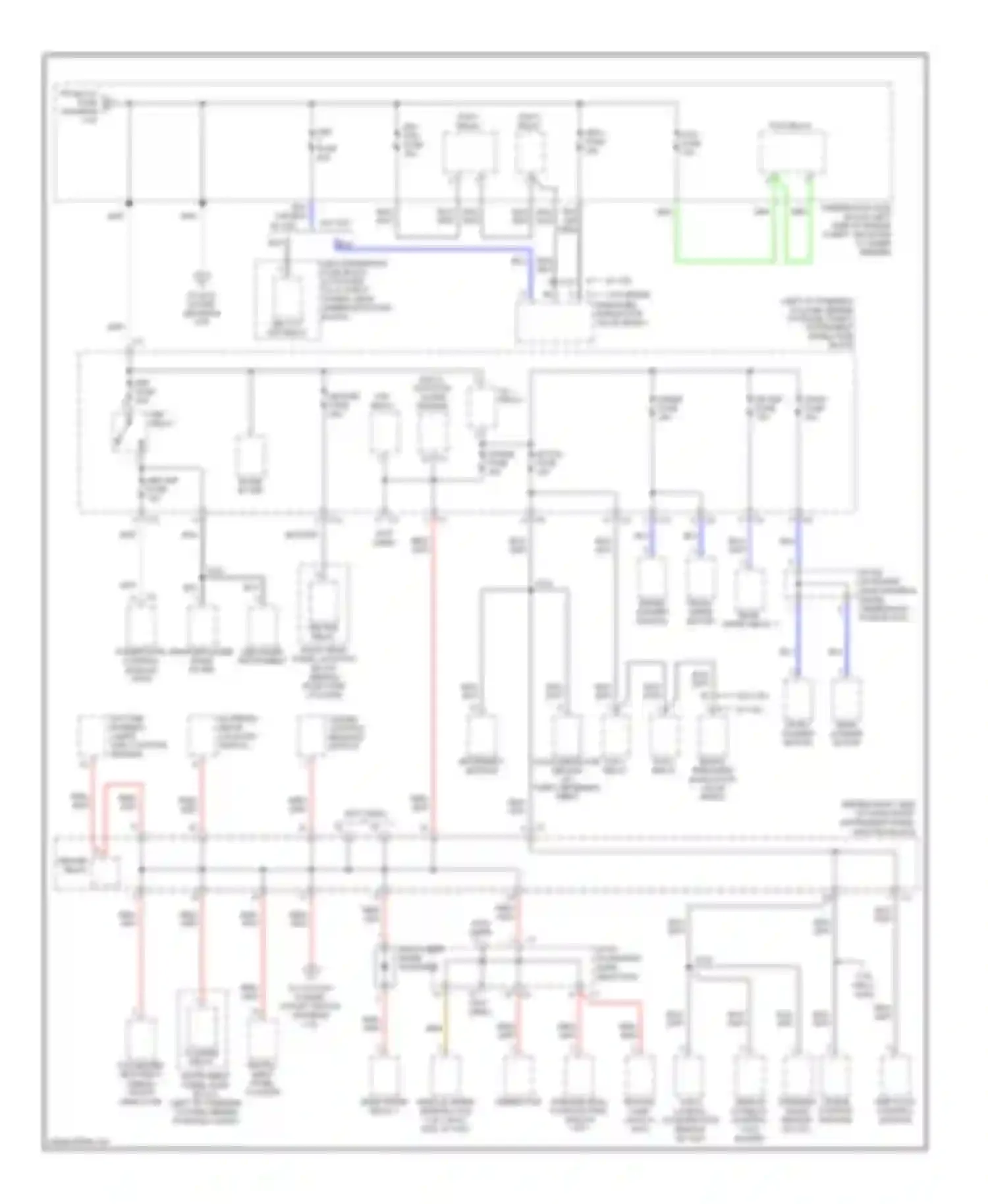 Wiring diagram rear wiper relay 1 for Pontiac Vibe I facelift (2002-2008) (1 of 1)
