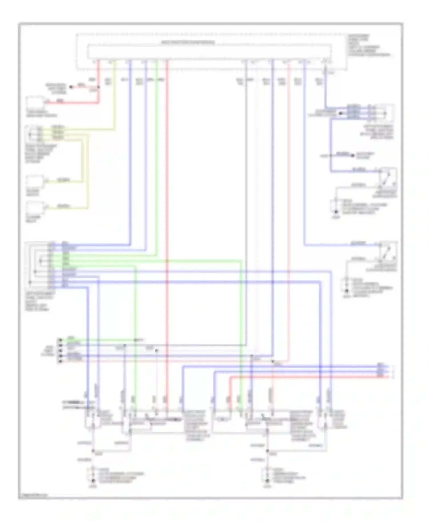 Wiring diagram red for Pontiac Vibe I facelift (2002-2008) (28 of 45)