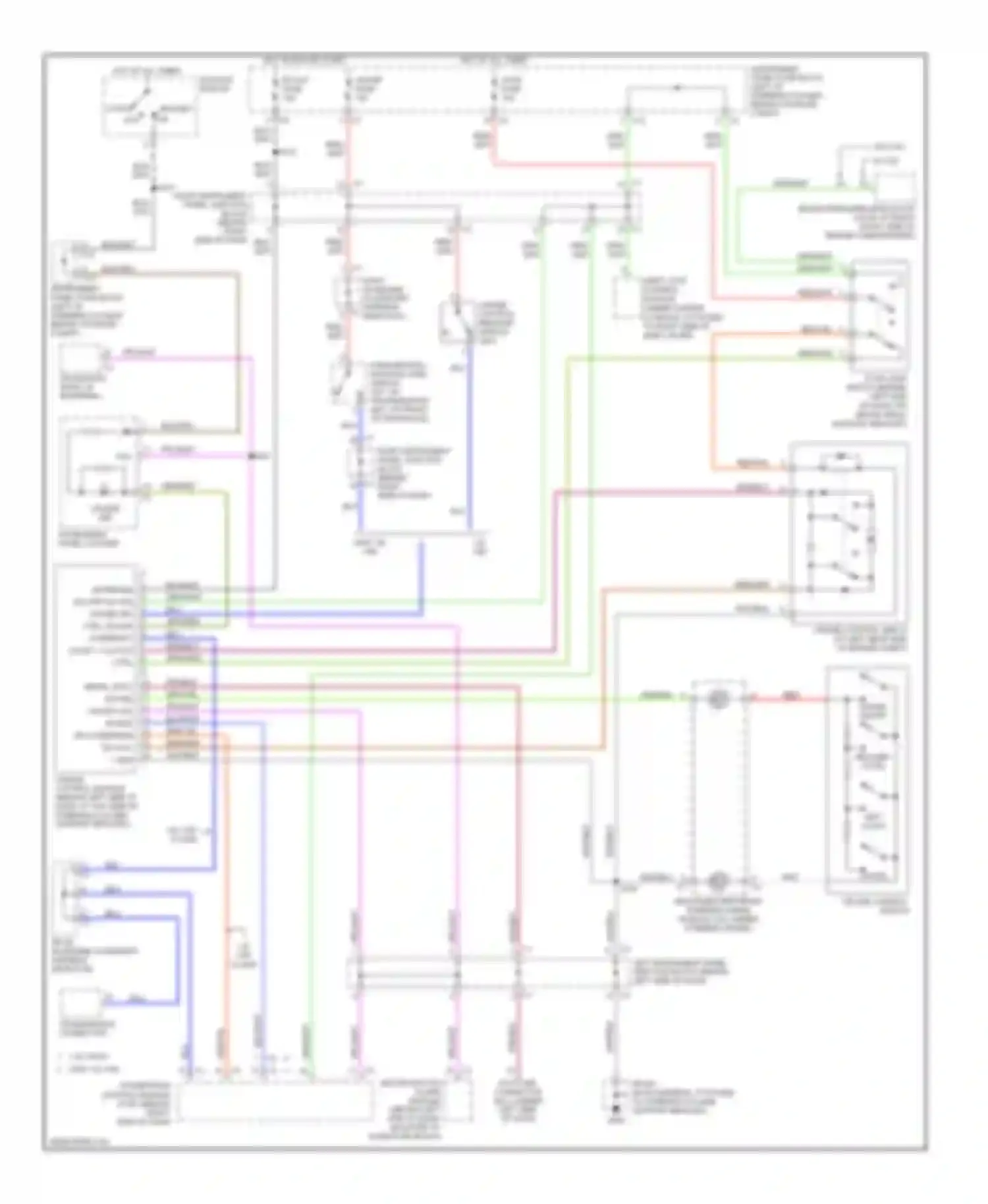 Wiring diagram vss in for Pontiac Vibe I facelift (2002-2008) (1 of 4)