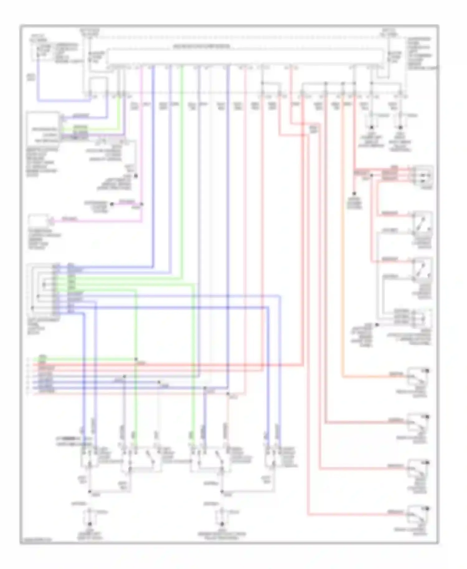 Vibe Pontiac I (2002-2004): Anti-theft circuit (2 of 2)