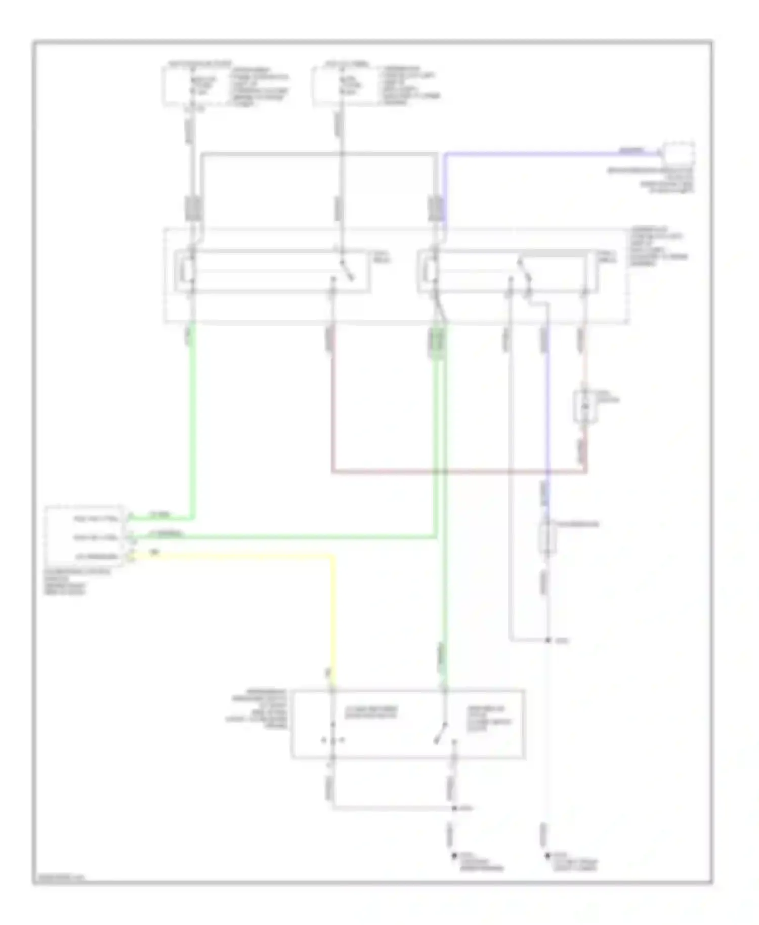 Vibe Pontiac I (2002-2004): Cooling fan circuit
