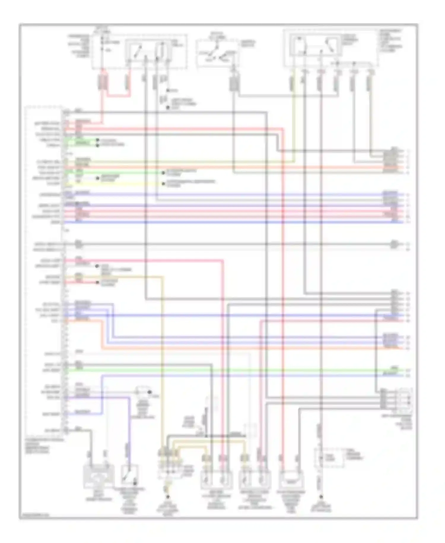 Vibe Pontiac I (2002-2004): Wiring diagram engine performance 1.8l vin 8, awd (1 of 3)