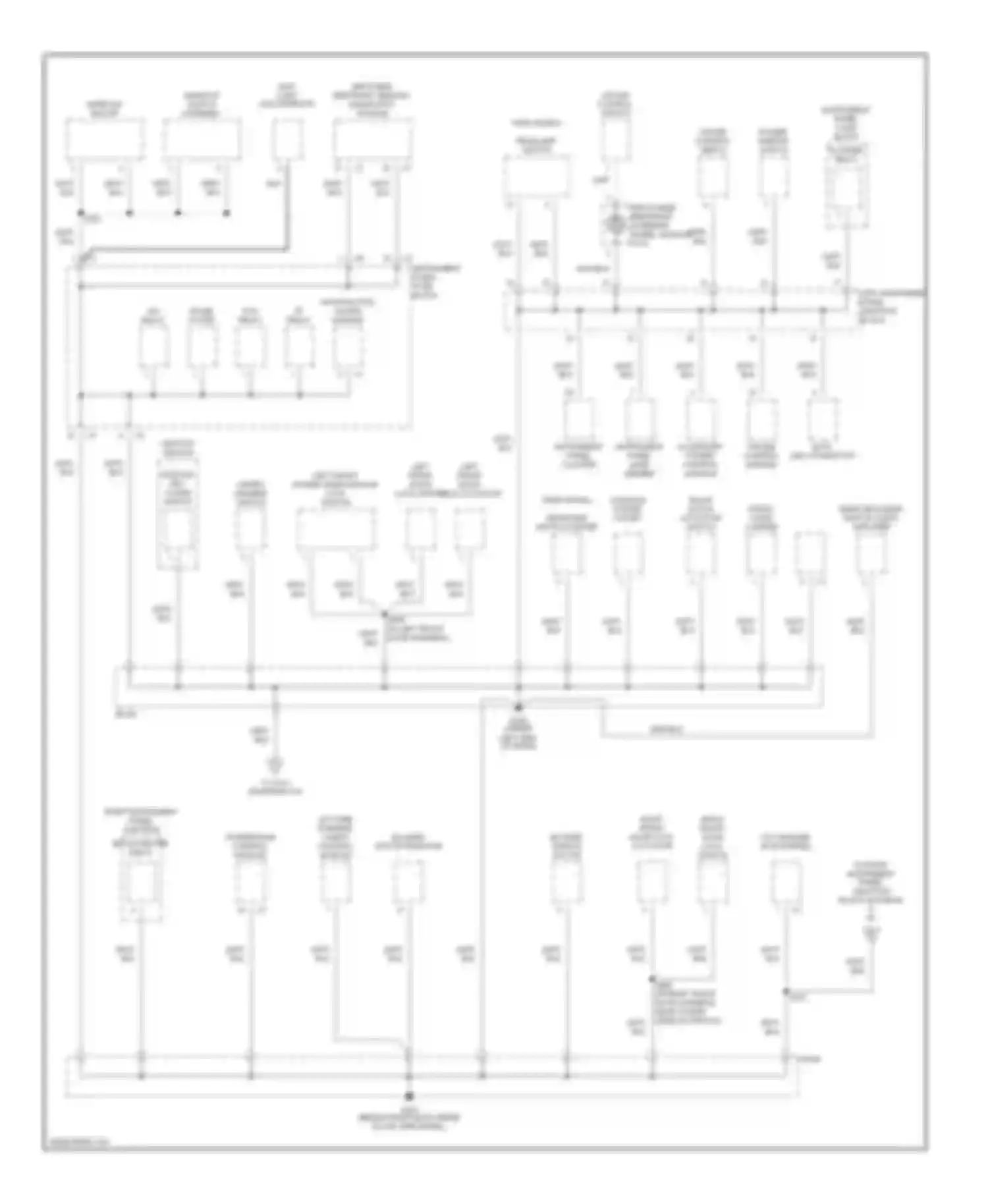Vibe Pontiac I (2002-2004): Ground distribution circuit (3 of 4)