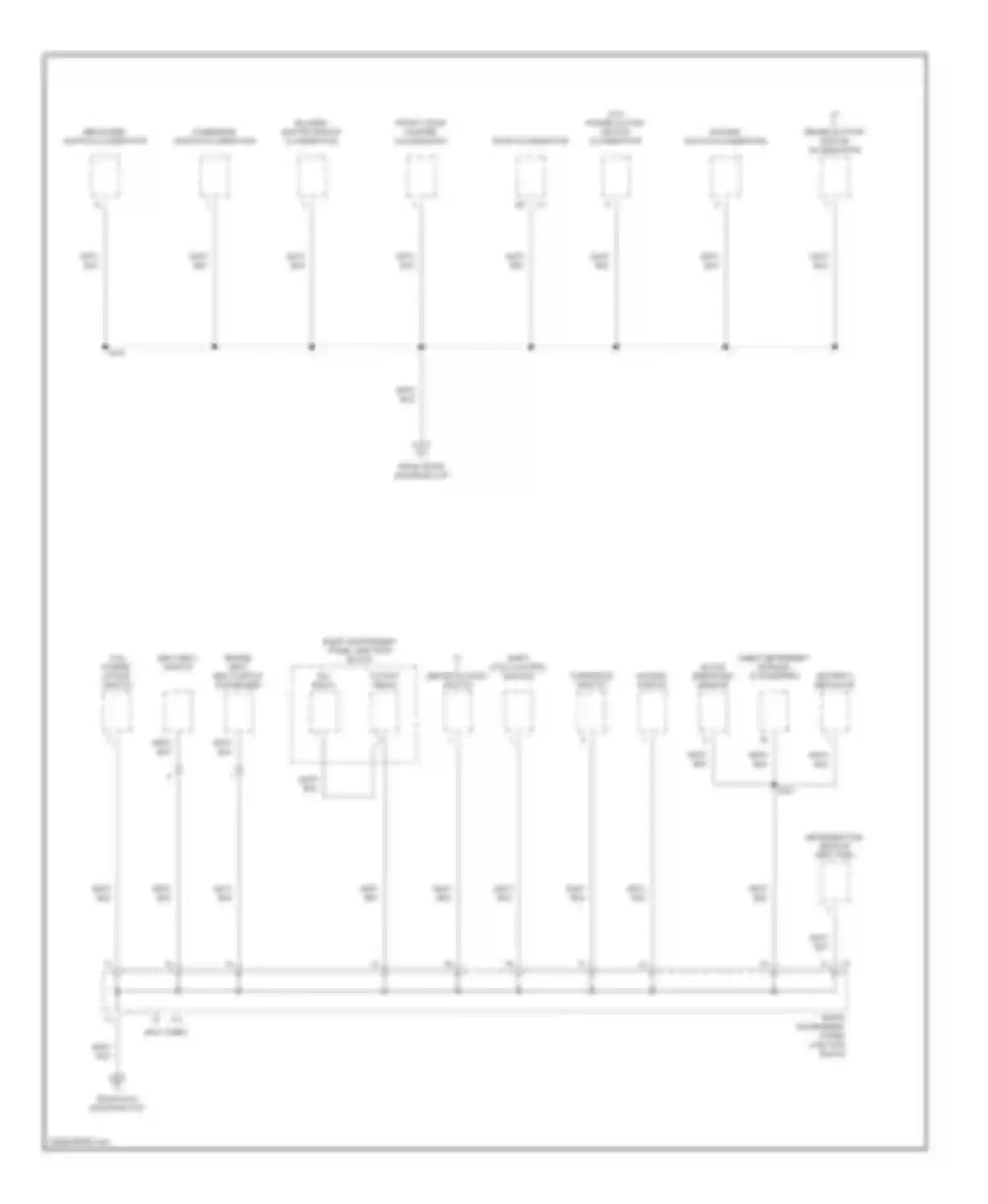 Vibe Pontiac I (2002-2004): Ground distribution circuit (4 of 4)
