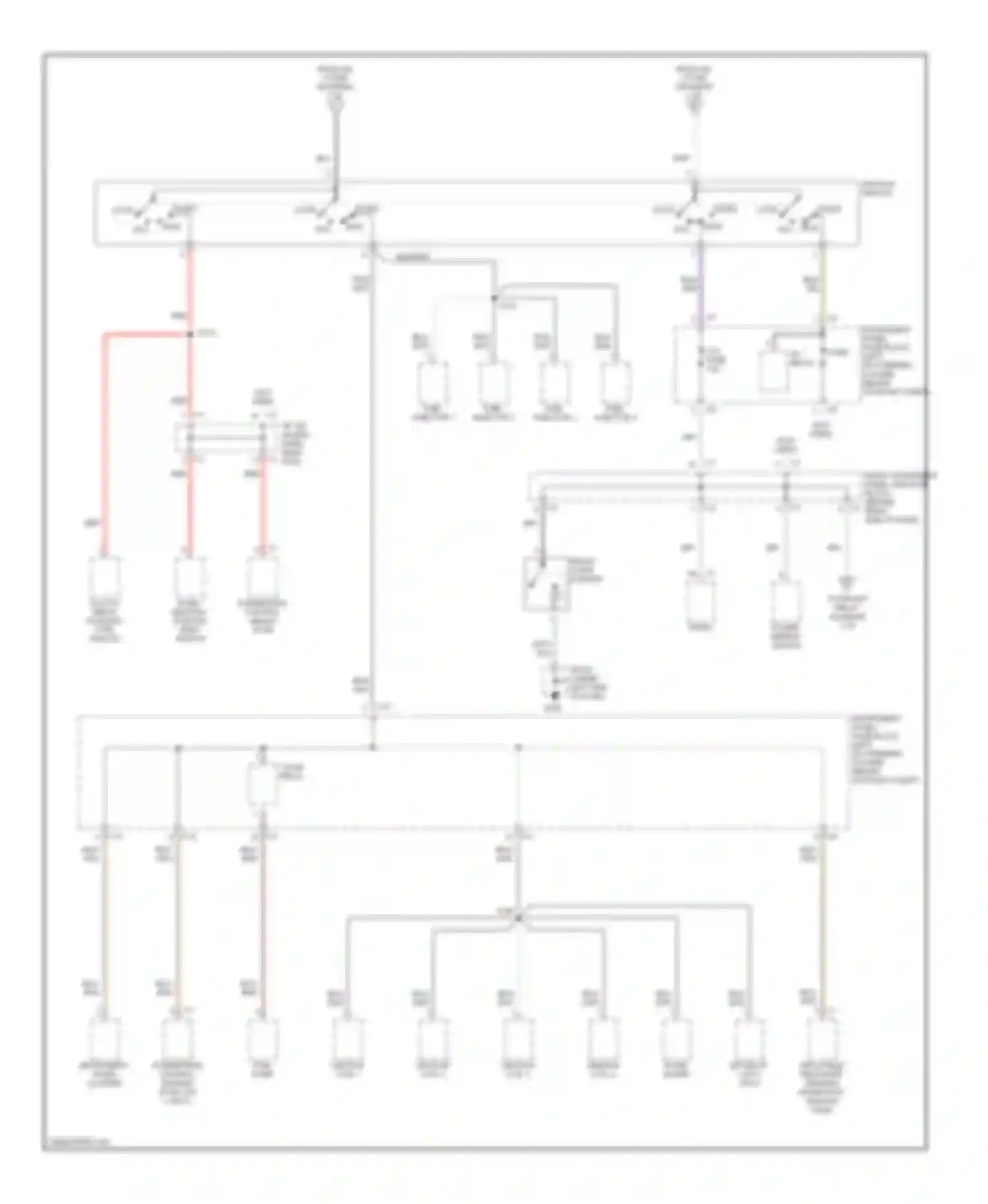 Vibe Pontiac I (2002-2004): Power distribution circuit (4 of 4)